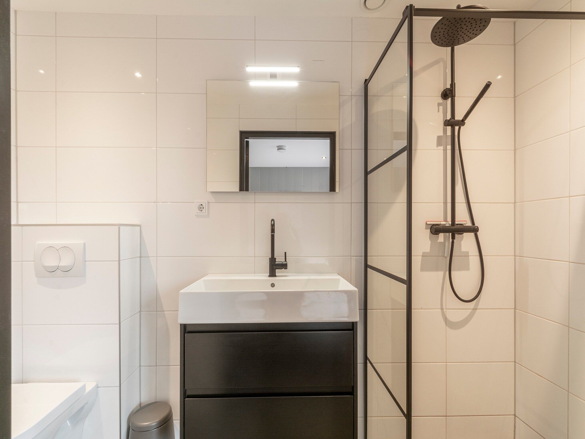 De badkamer van Groote Kaap in Callantsoog