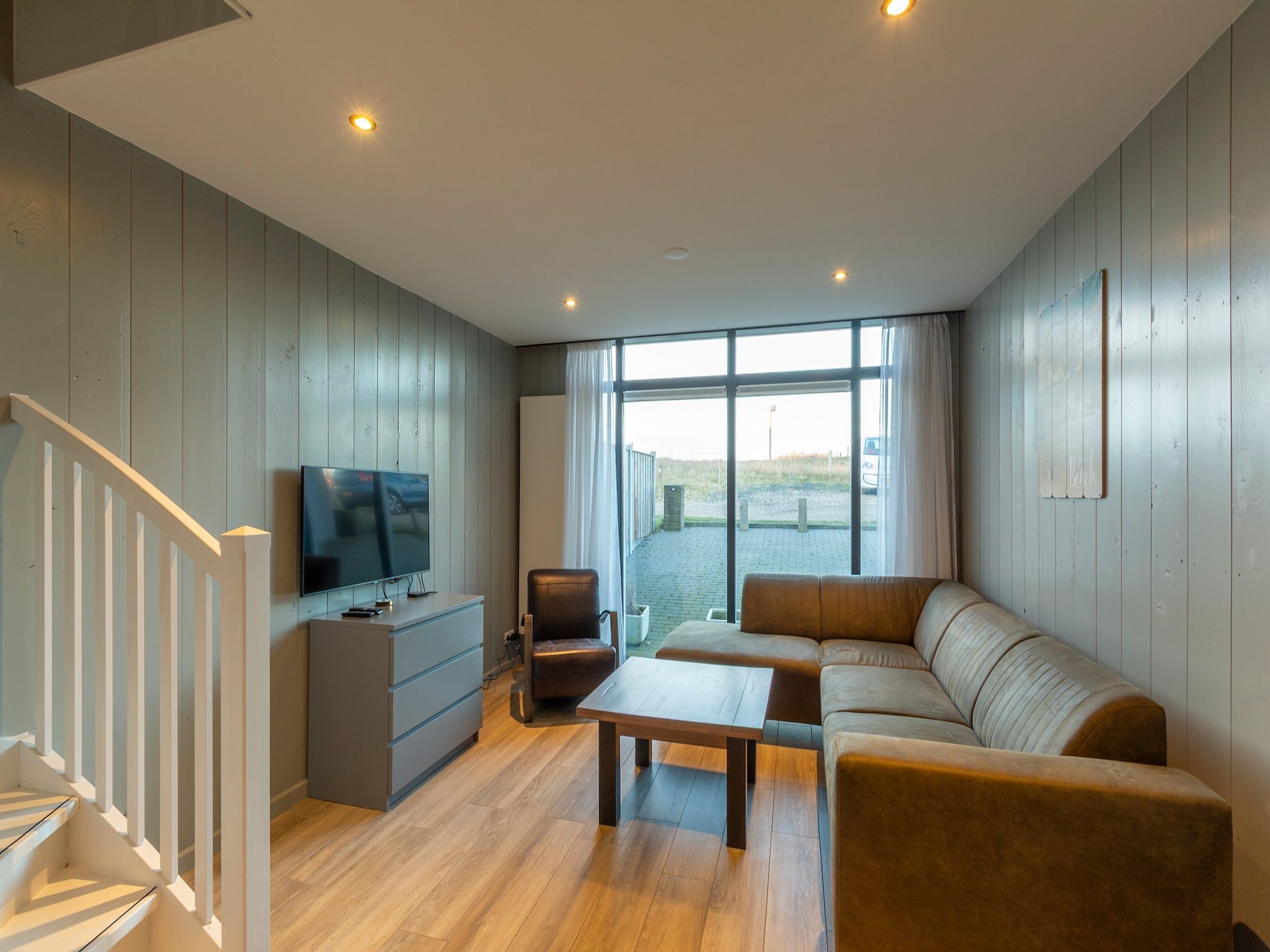 De woonkamer van Groote Kaap in Callantsoog