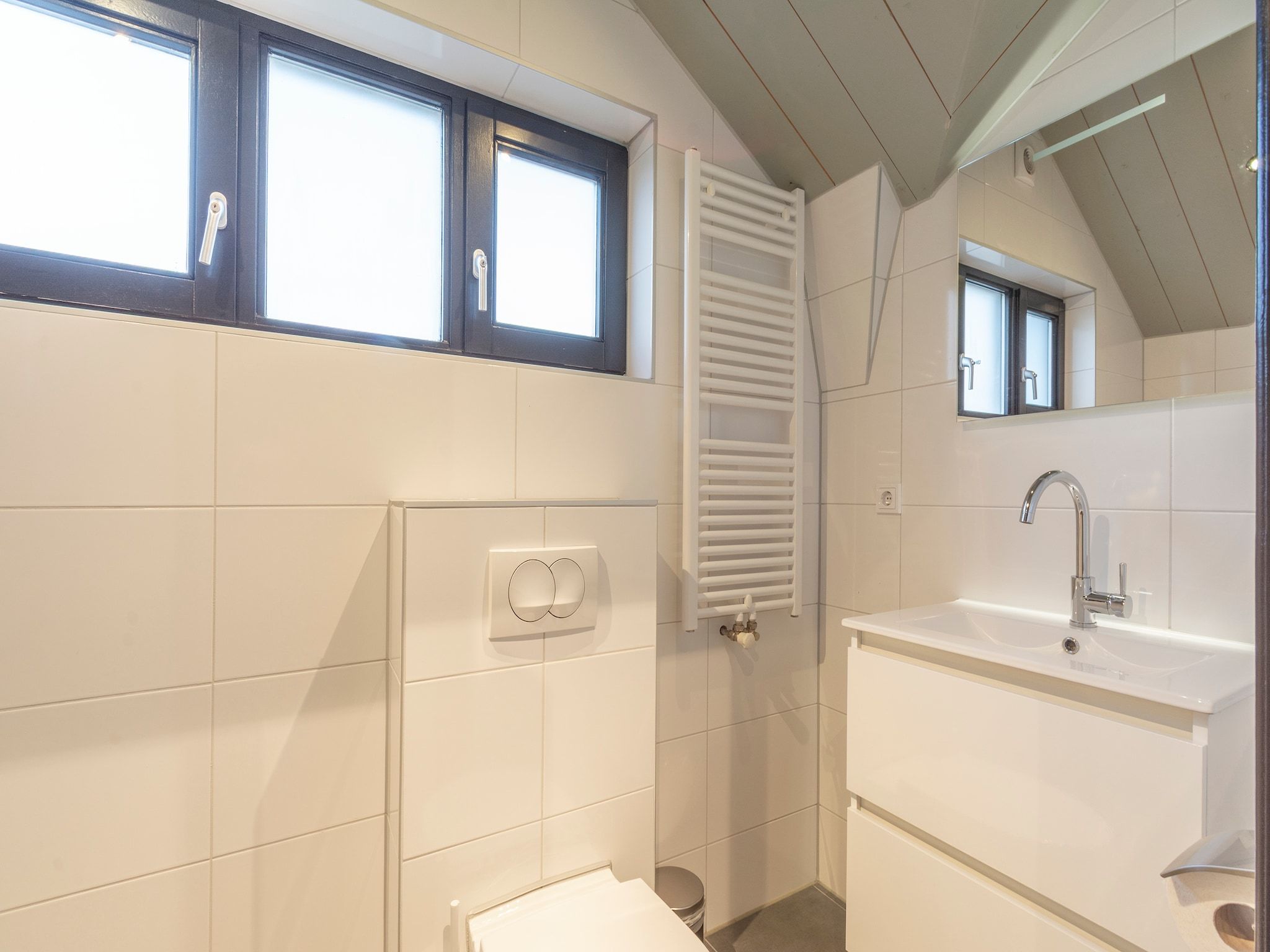 De badkamer van Groote Kaap in Callantsoog