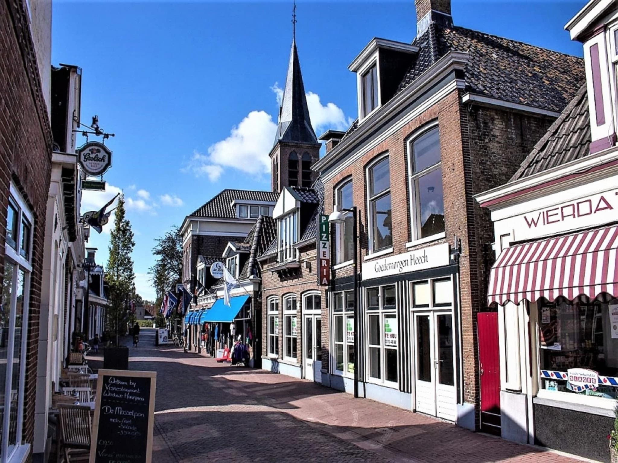 De omgeving van Waterlodges Heeg 1 in Heeg