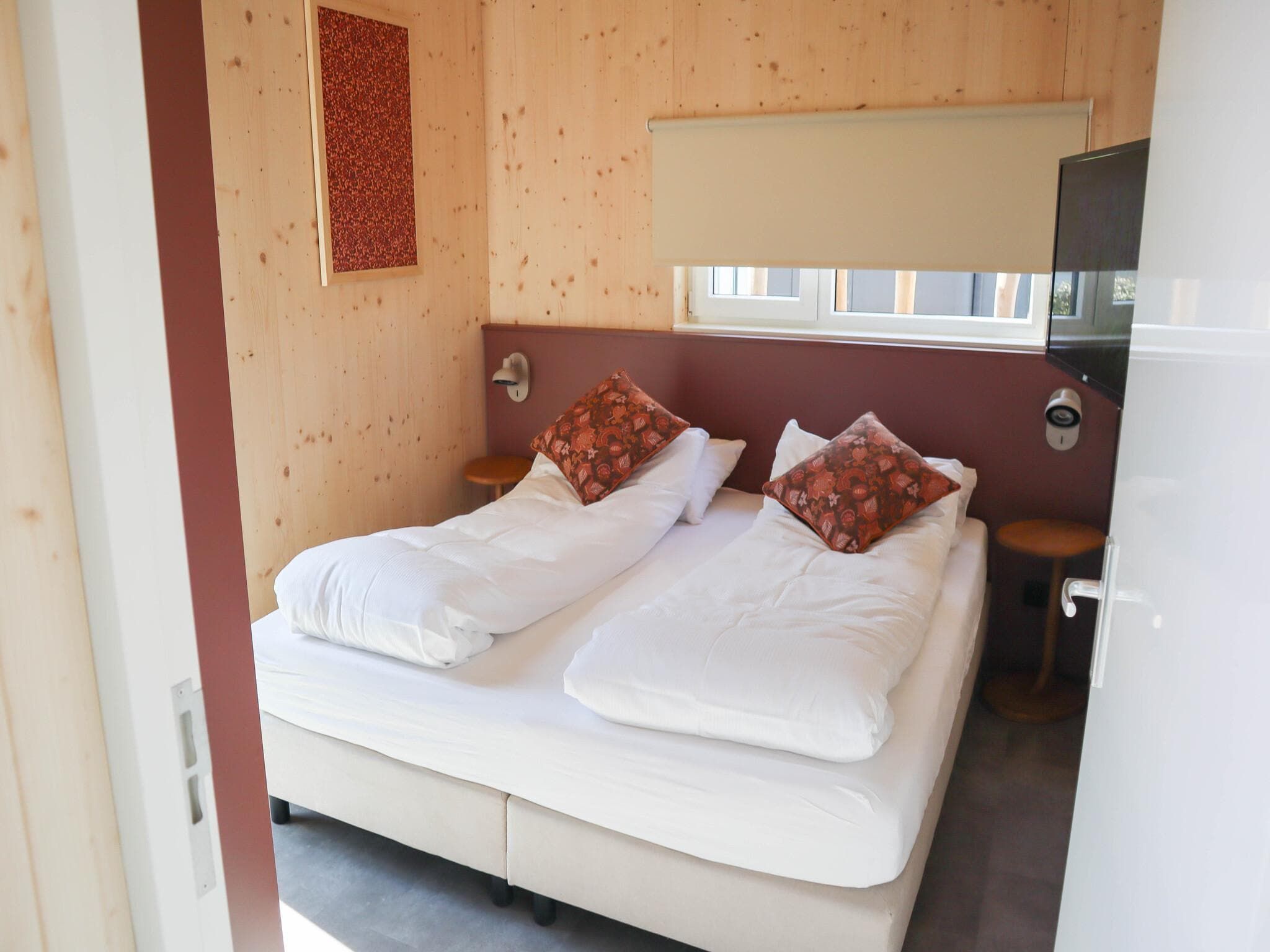 Een slaapkamer van Strandpark Vlugtenburg 15 in s Gravenzande