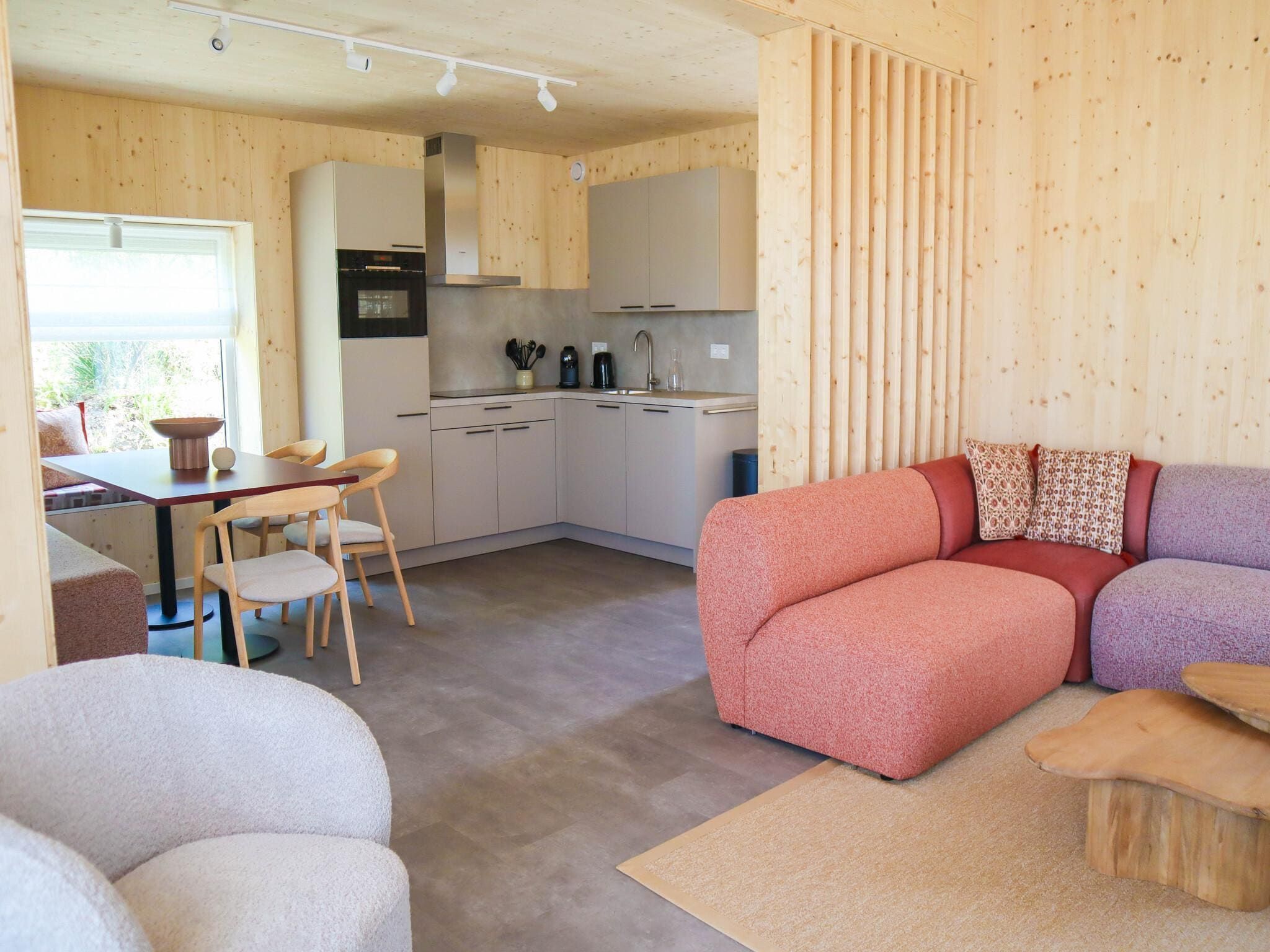 De woonkamer van Strandpark Vlugtenburg 15 in s Gravenzande