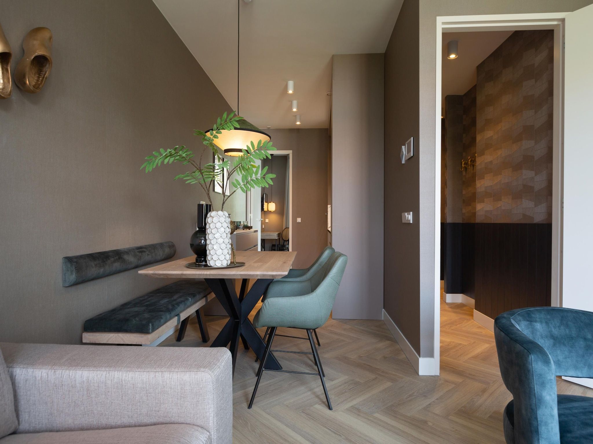 De woonkamer van Maurits 4 in Den Haag