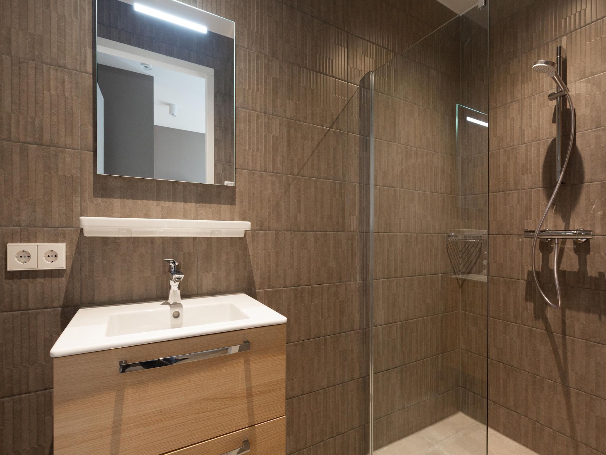 De badkamer van Maurits 7 in Den Haag
