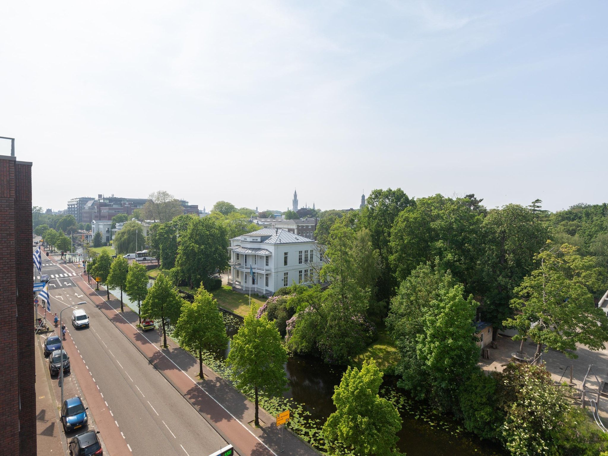Het uitzicht vanaf Maurits 8 in Den Haag