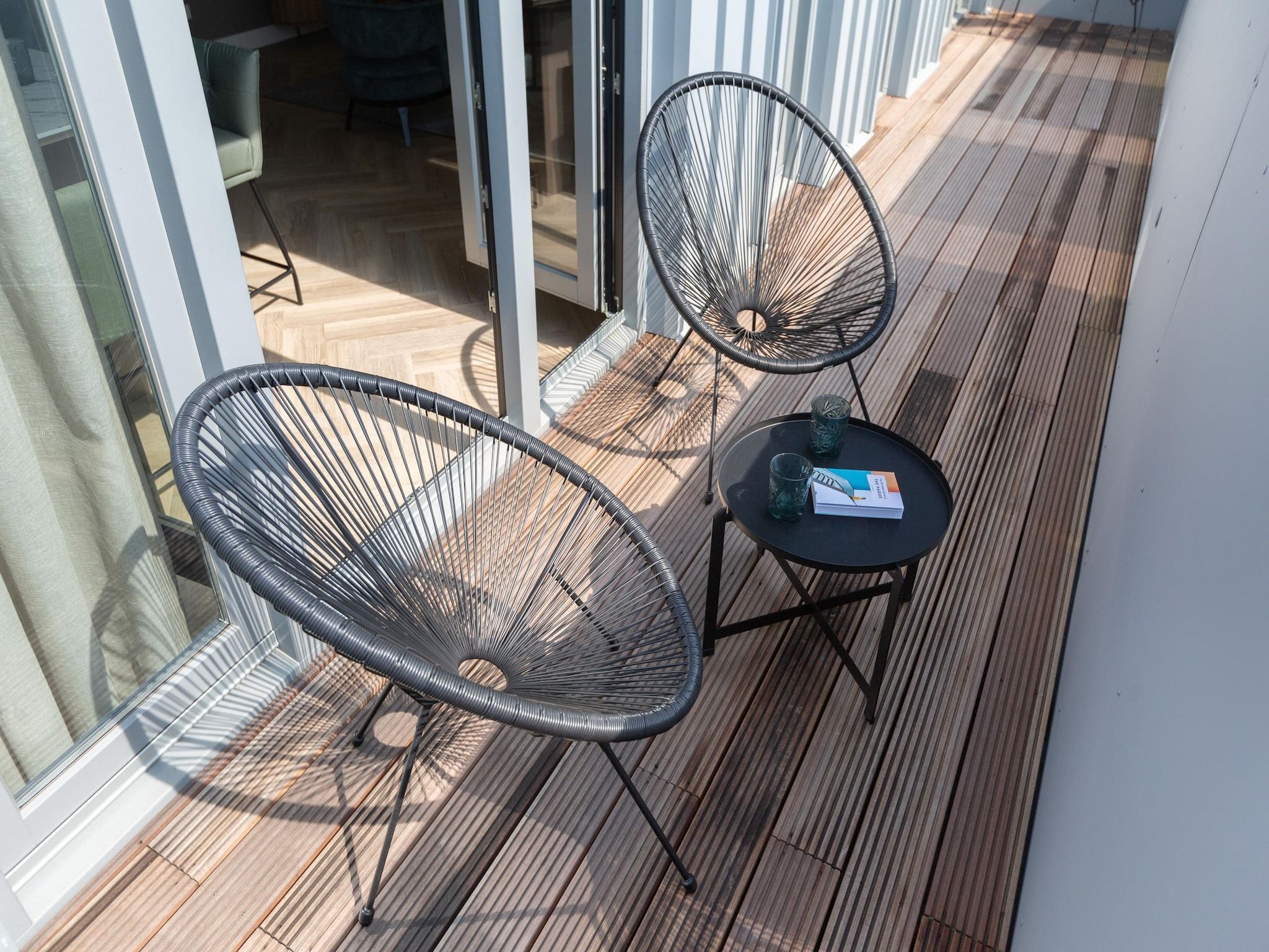 Het terras van Maurits 8 in Den Haag