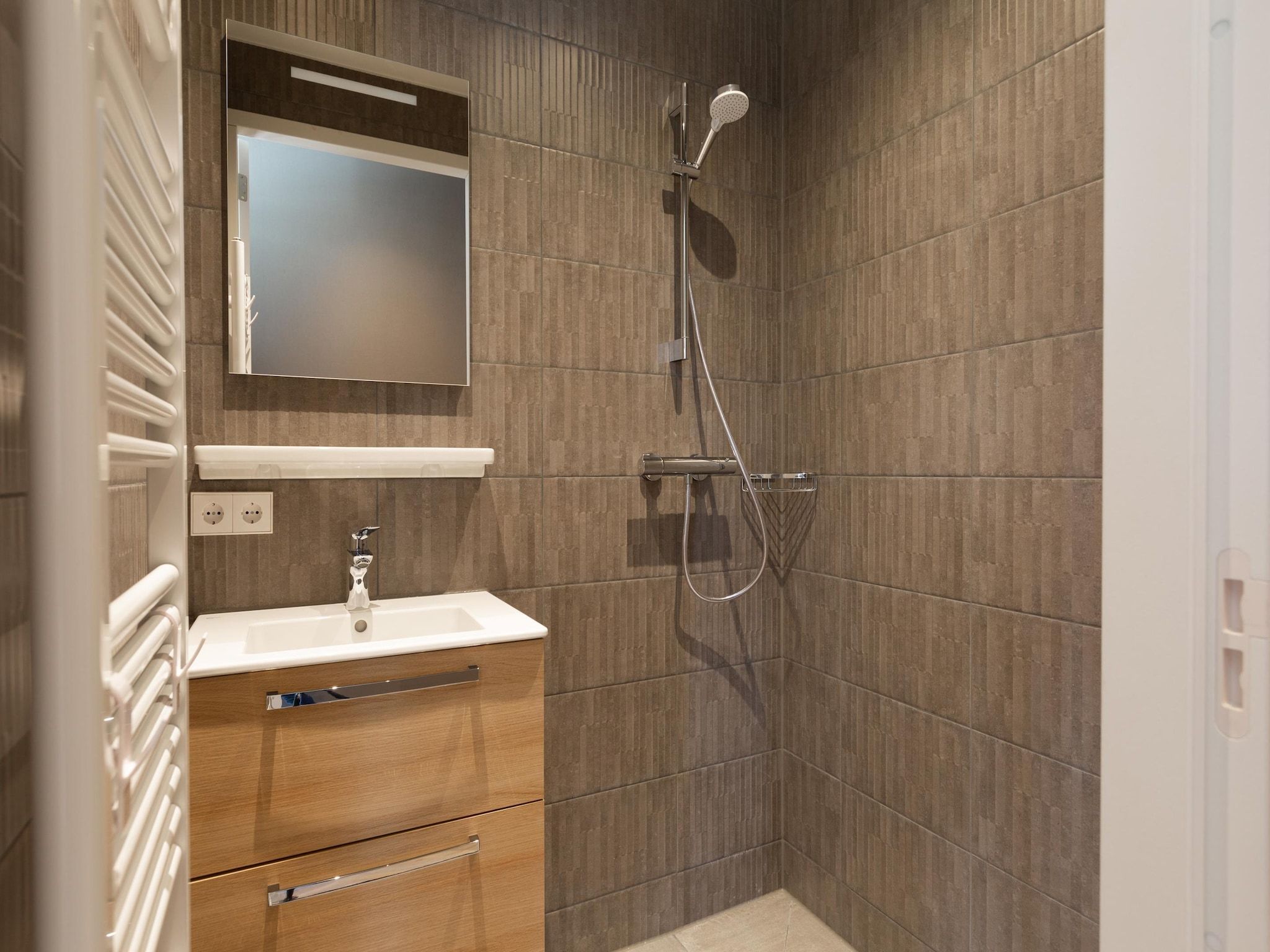 De badkamer van Maurits 8 in Den Haag