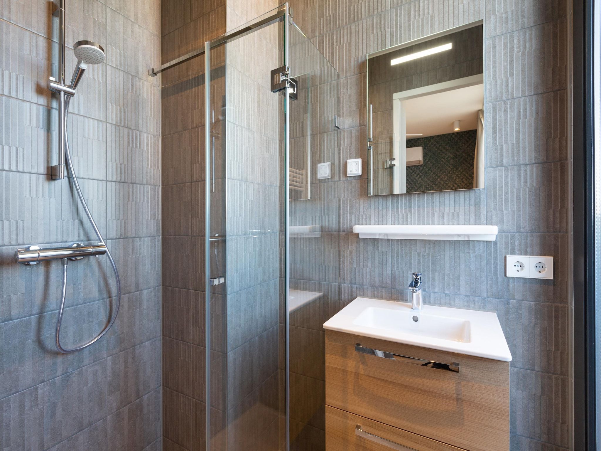 De badkamer van Maurits 8 in Den Haag