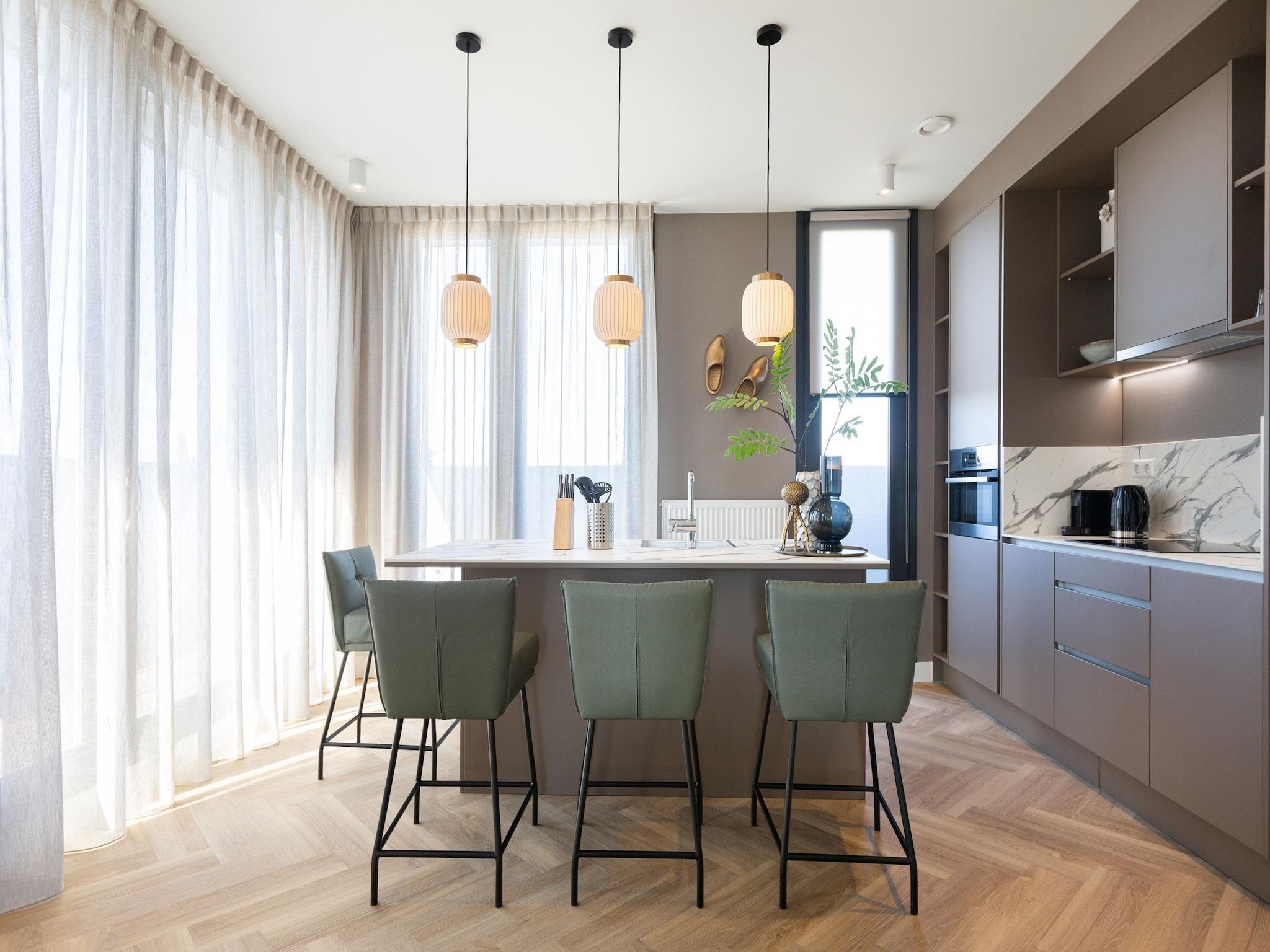 De keuken van Maurits 8 in Den Haag