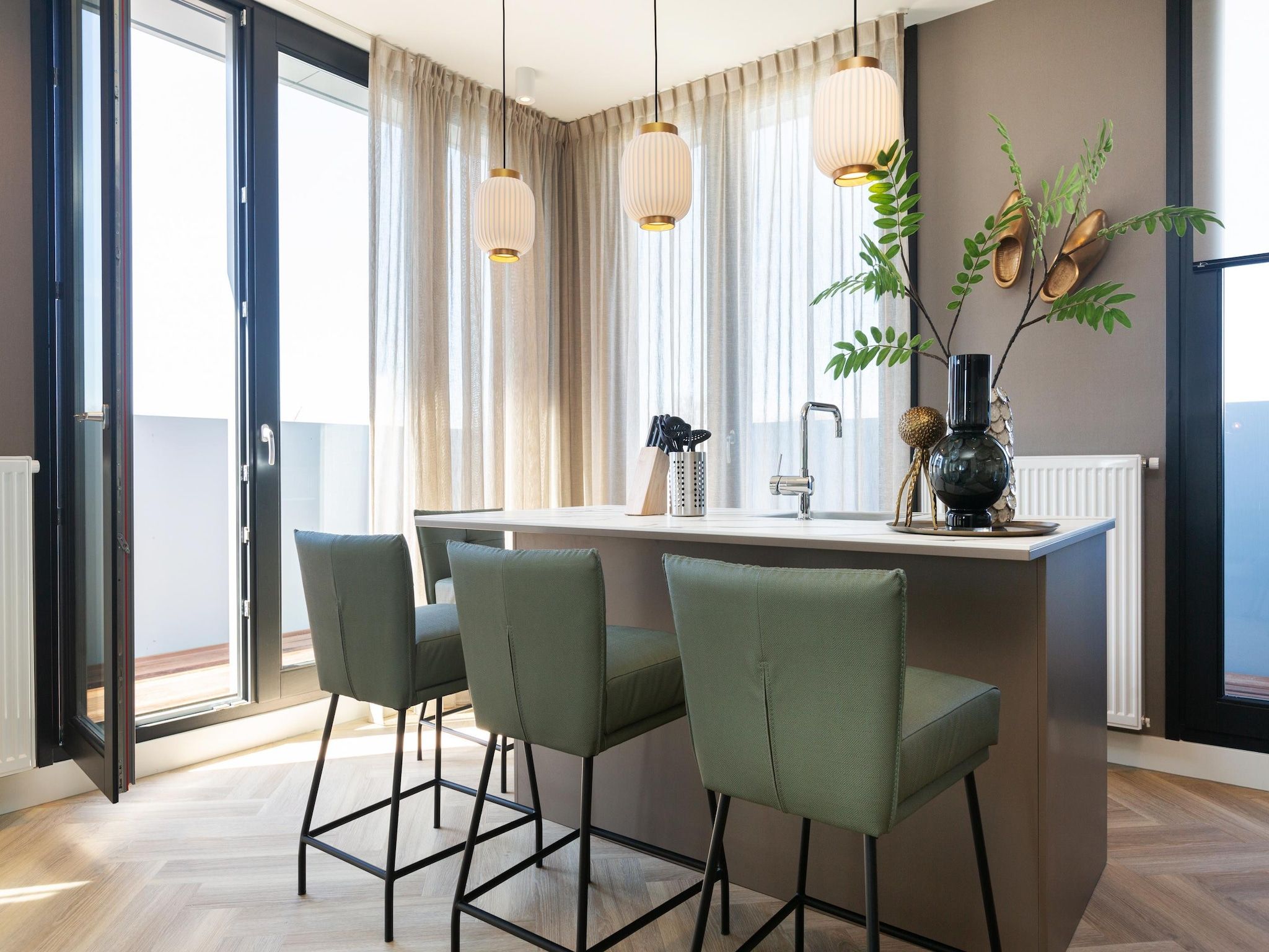 De keuken van Maurits 8 in Den Haag