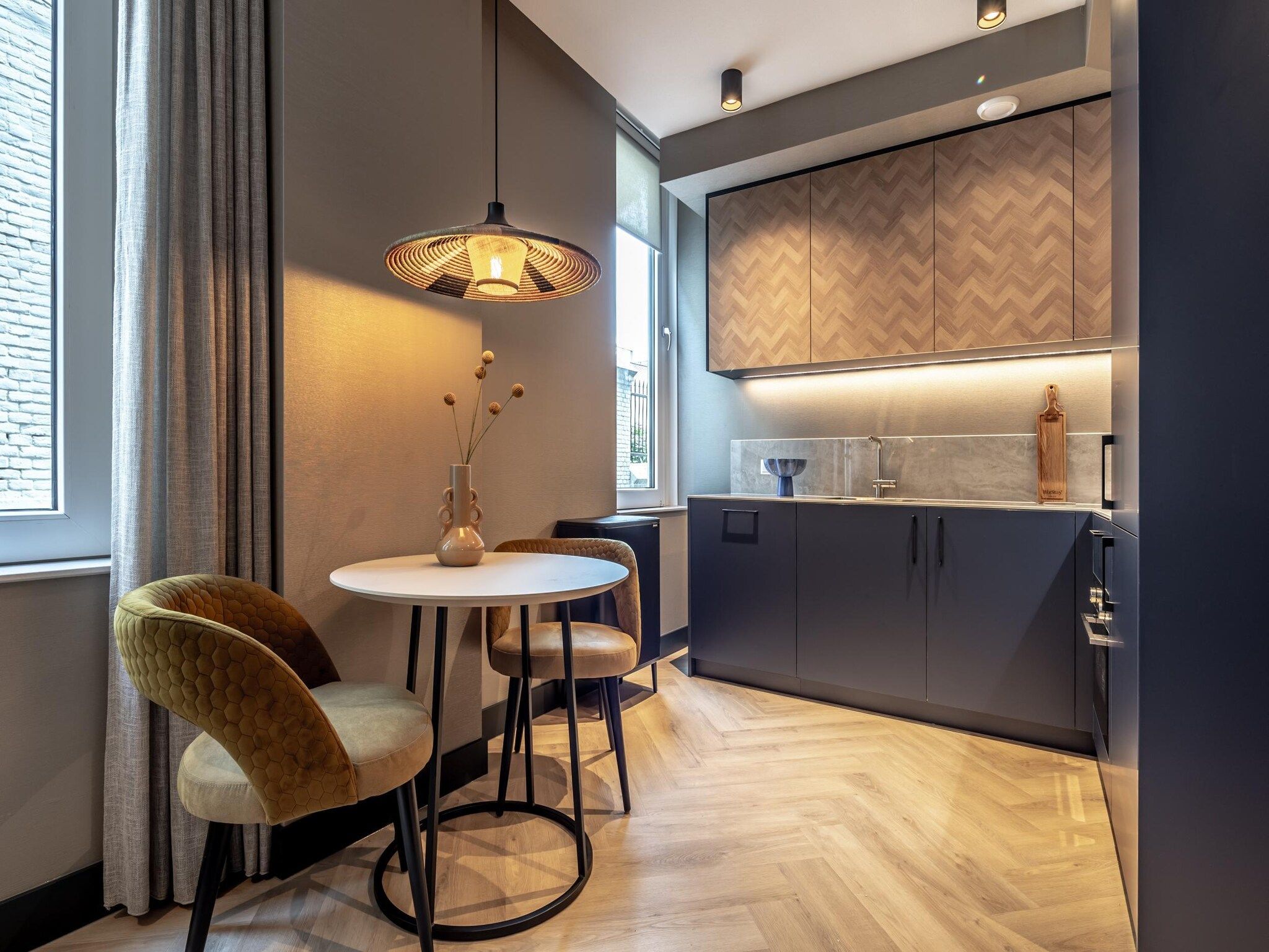 De eetkamer van Delft 1A in Delft