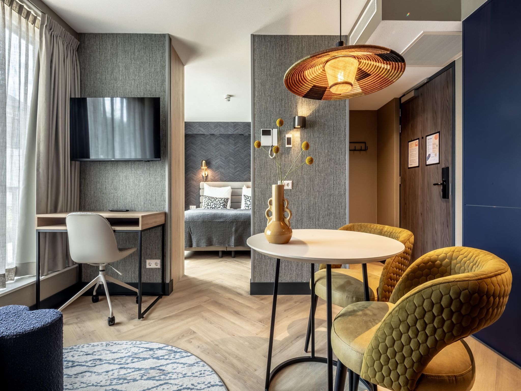De woonkamer van Delft 1B in Den Haag