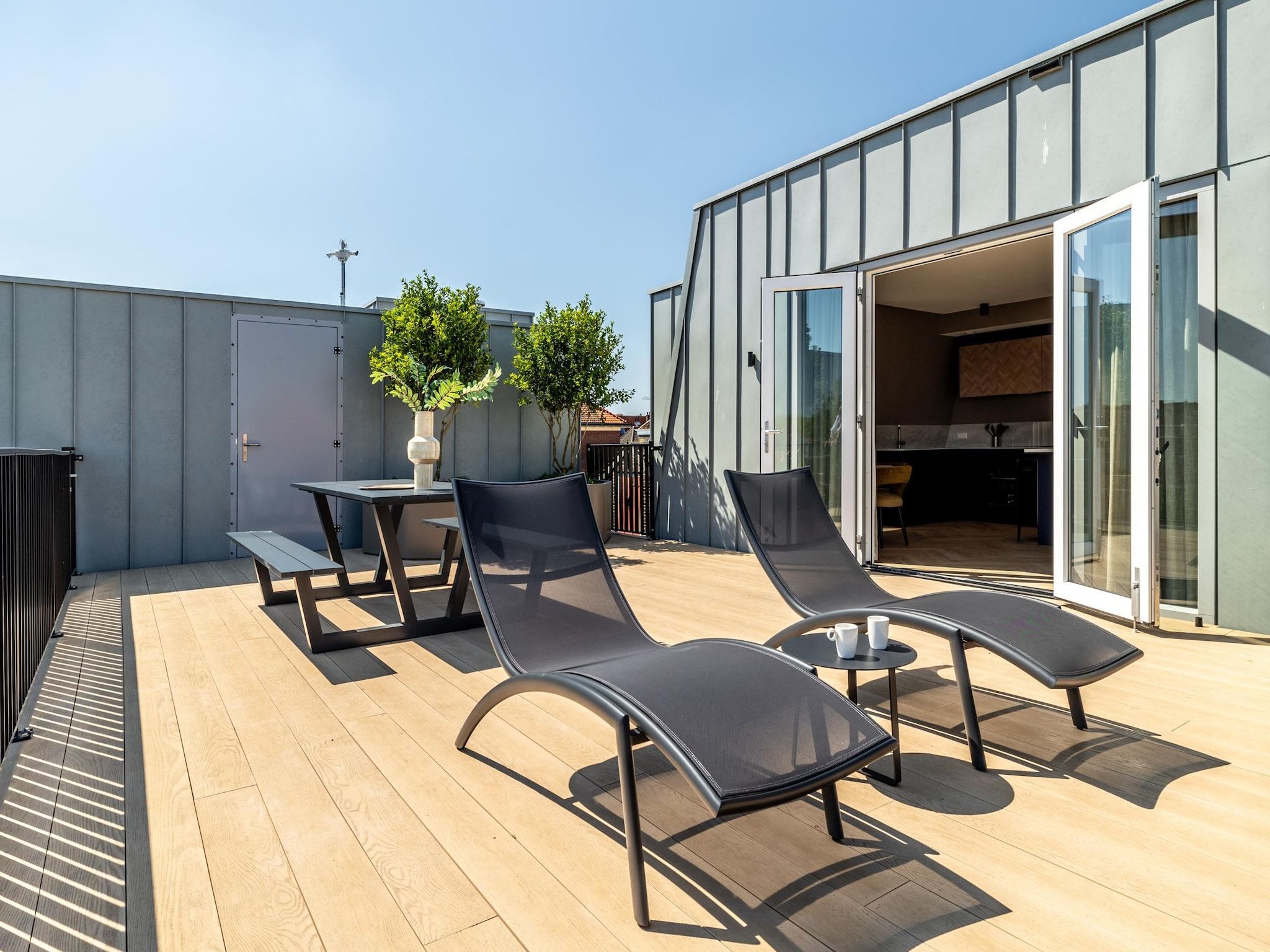 Het terras van Delft 4C in Delft