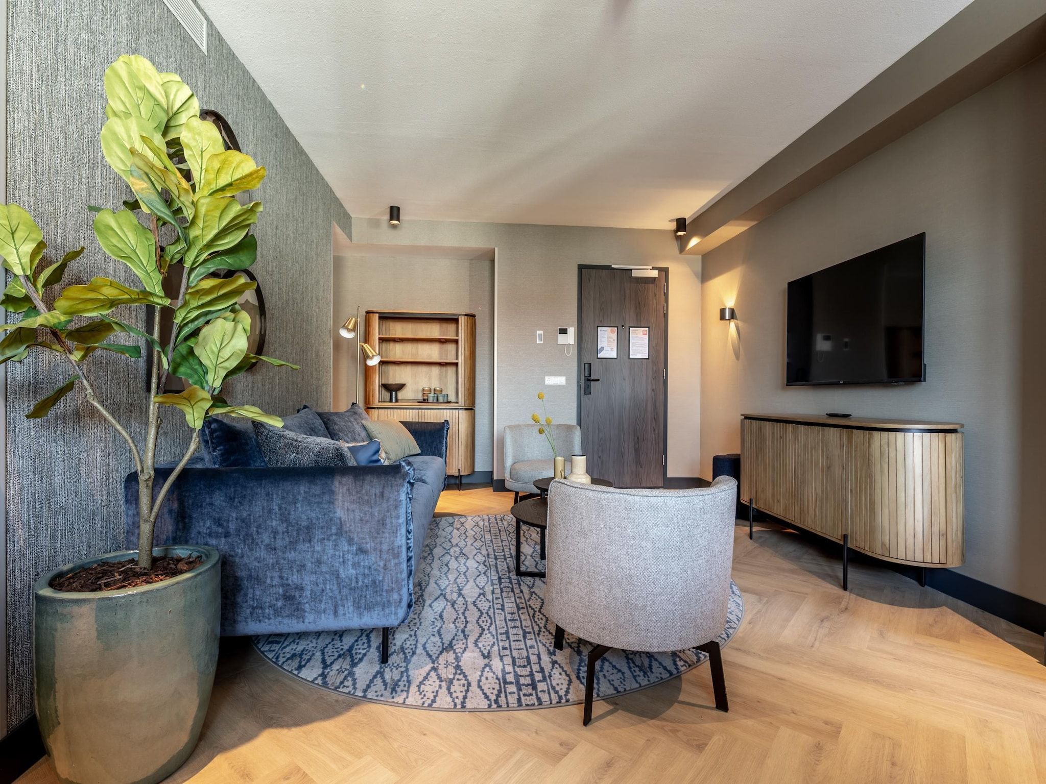 De woonkamer van Delft 5B in Delft