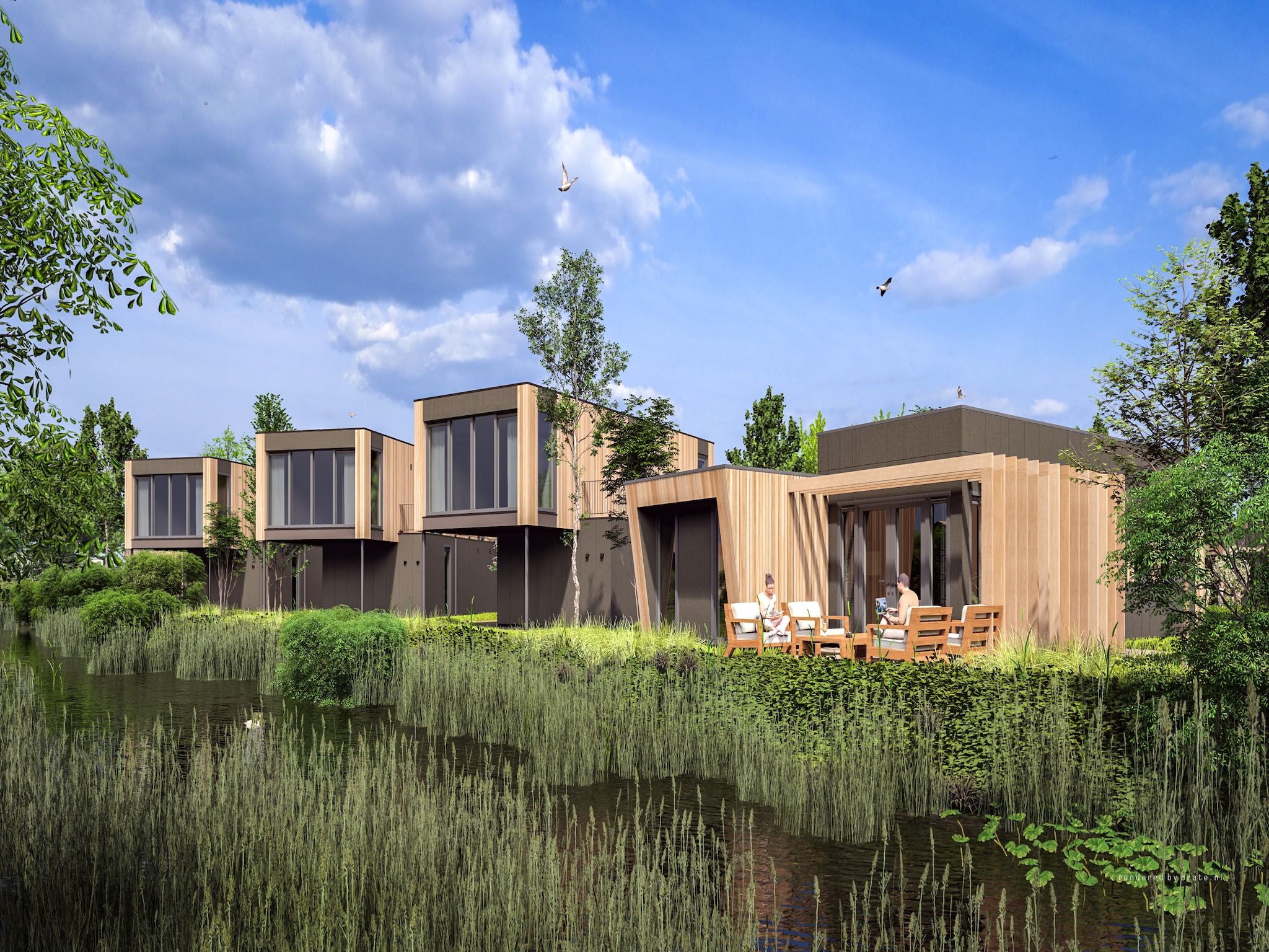 De buitenkant van Vlugtenburg 16 in s Gravenzande