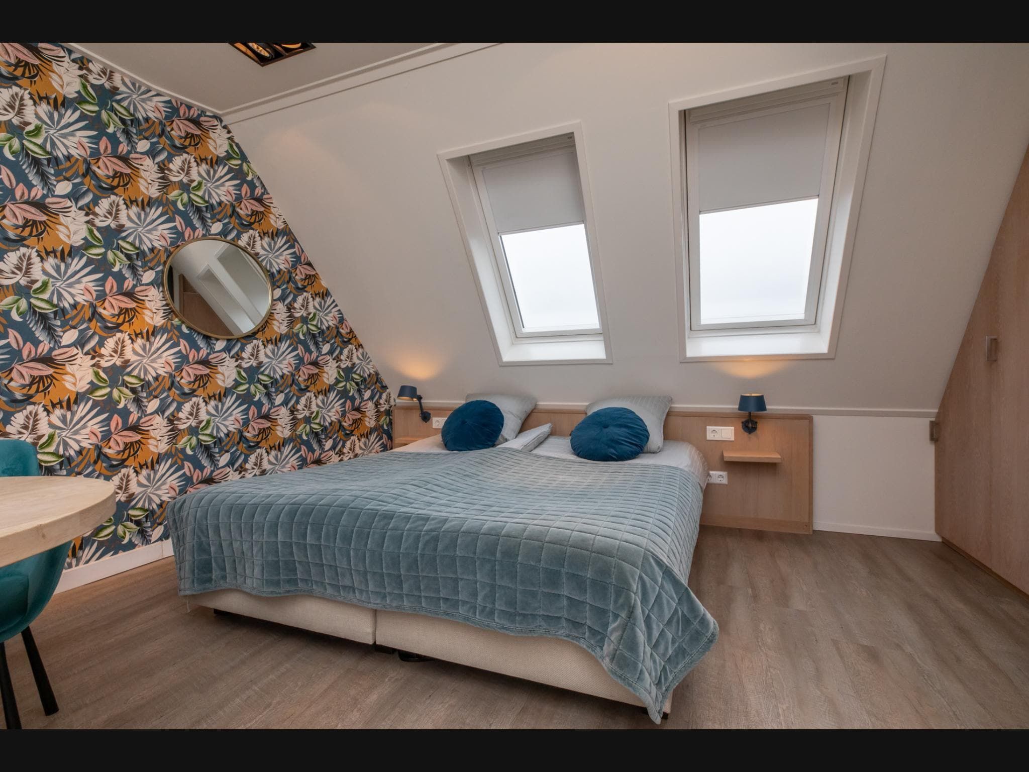 Een slaapkamer van Studio / Appartement Langstraat 29C Zoutelande 2 Personen  Strandvakantie Zeeland in Zoutelande