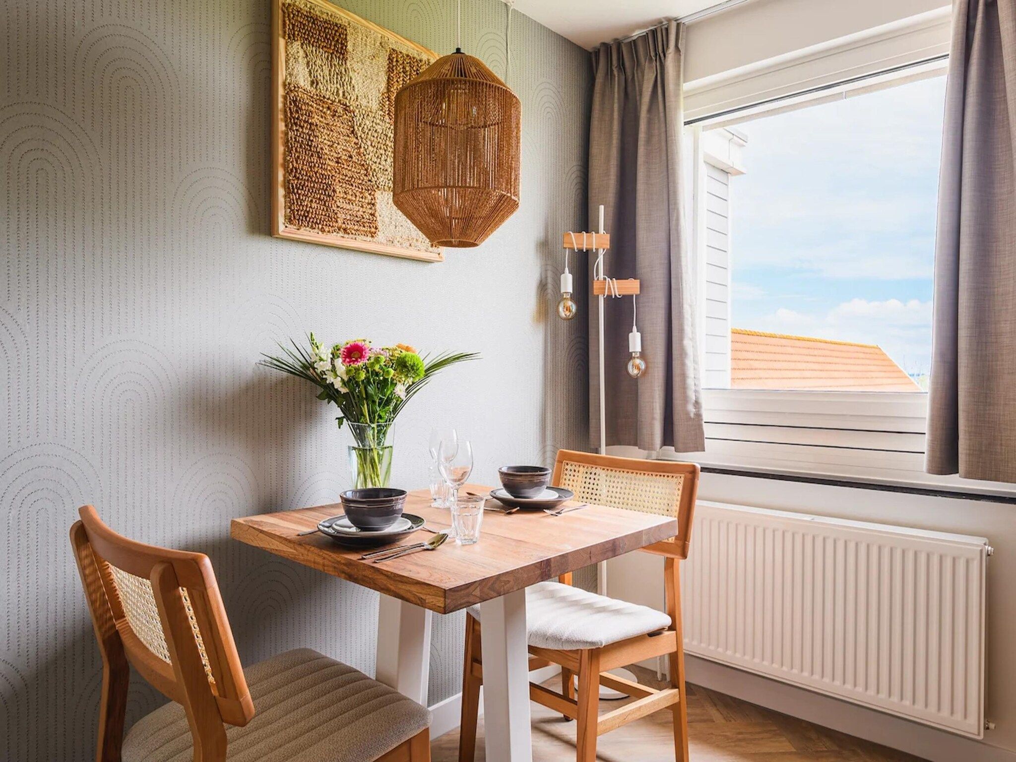 De eetkamer van Appartement Comfort 2BR in Bruinisse