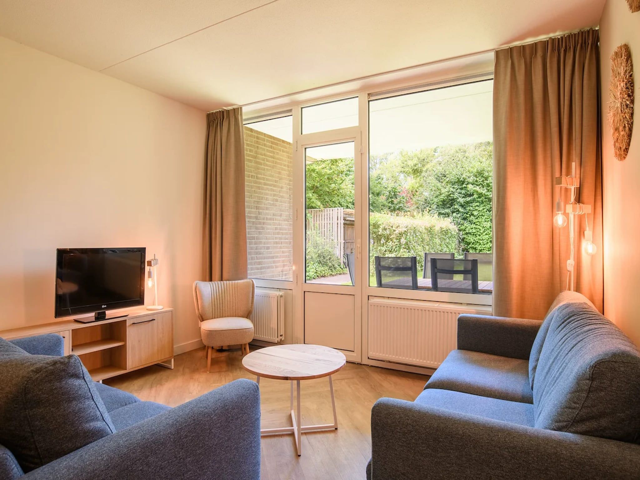 De woonkamer van Appartement Senno 6 in Bruinisse