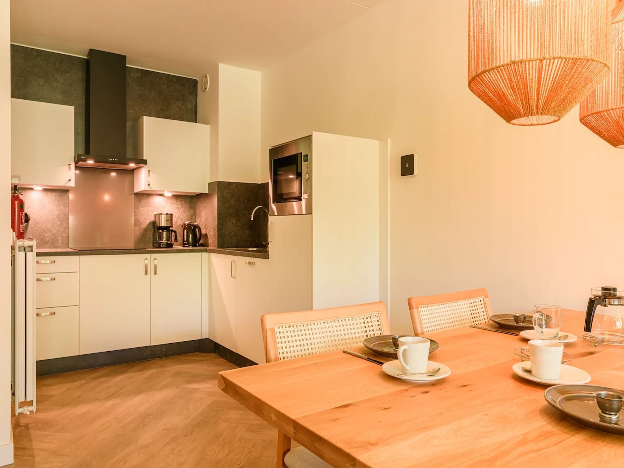 De keuken van Appartement Senno 6 in Bruinisse