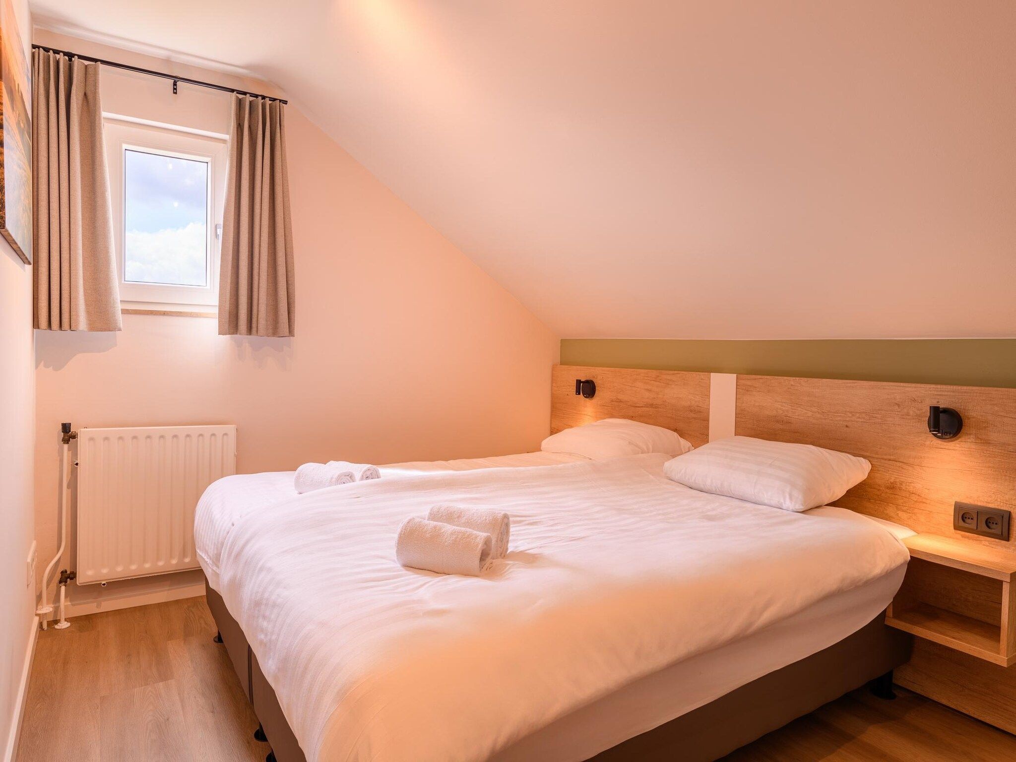 Een slaapkamer van Bungalow 4B1 in Vijlen