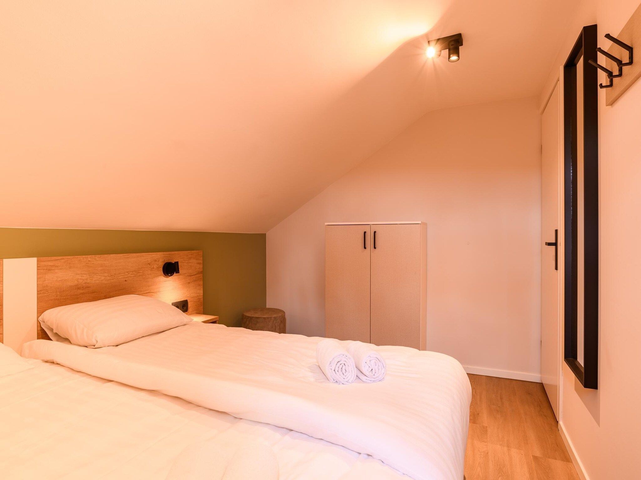 Een slaapkamer van Bungalow 4B1 in Vijlen