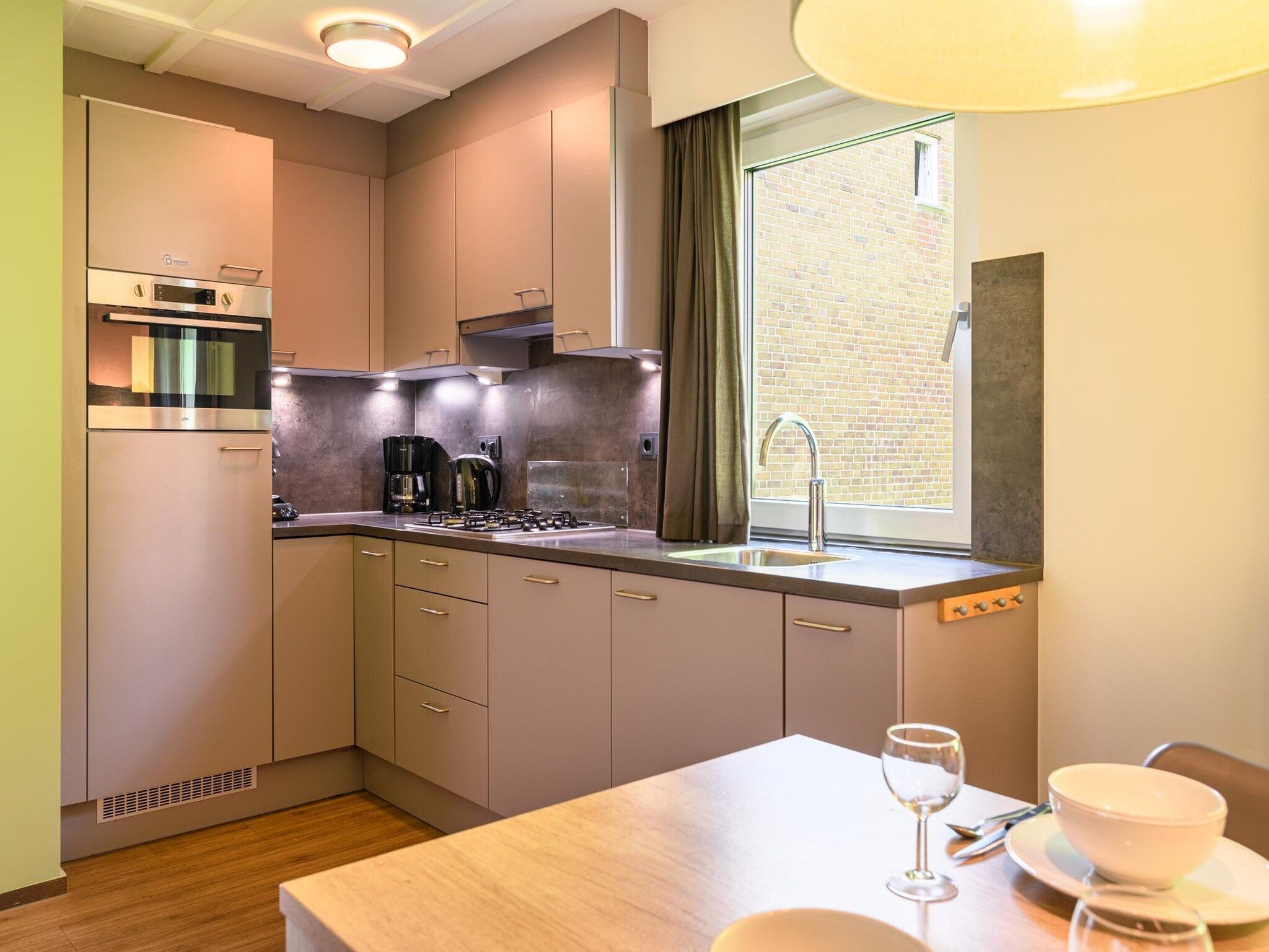 De keuken van Bungalow 4B1 in Vijlen