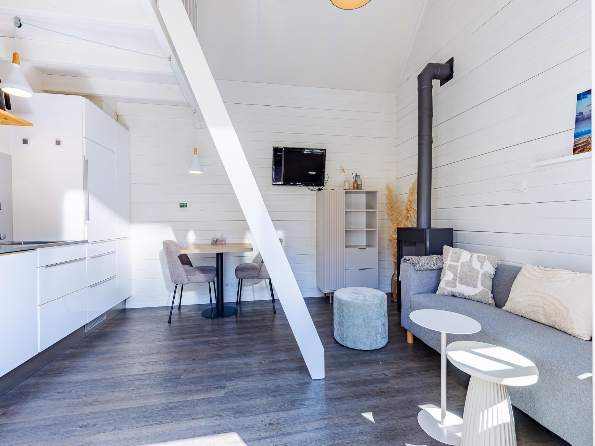 De woonkamer van Lijsterhofstraat 13 - Knusse vakantiewoning nabij strand en centrum in Domburg