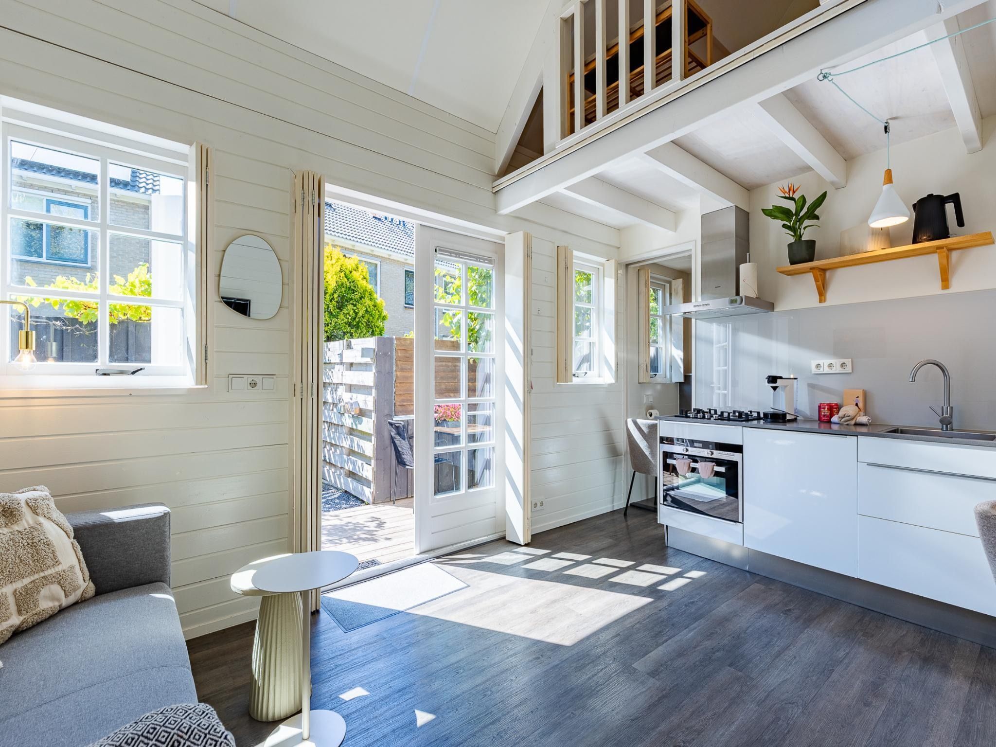 De keuken van Lijsterhofstraat 13 - Knusse vakantiewoning nabij strand en centrum in Domburg