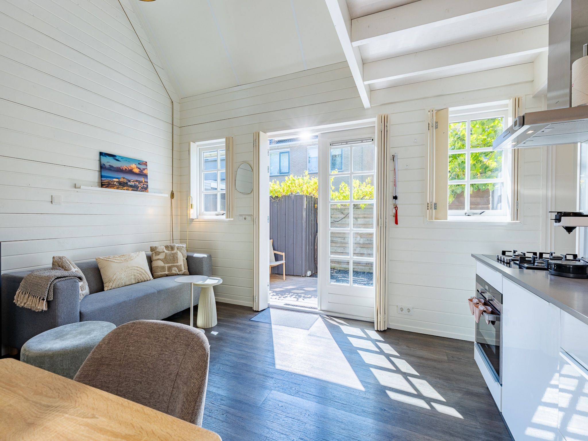 De woonkamer van Lijsterhofstraat 13 - Knusse vakantiewoning nabij strand en centrum in Domburg