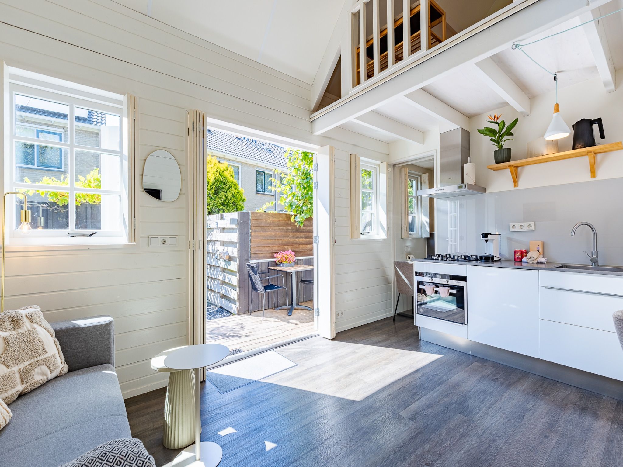 De keuken van Lijsterhofstraat 13 - Knusse vakantiewoning nabij strand en centrum in Domburg