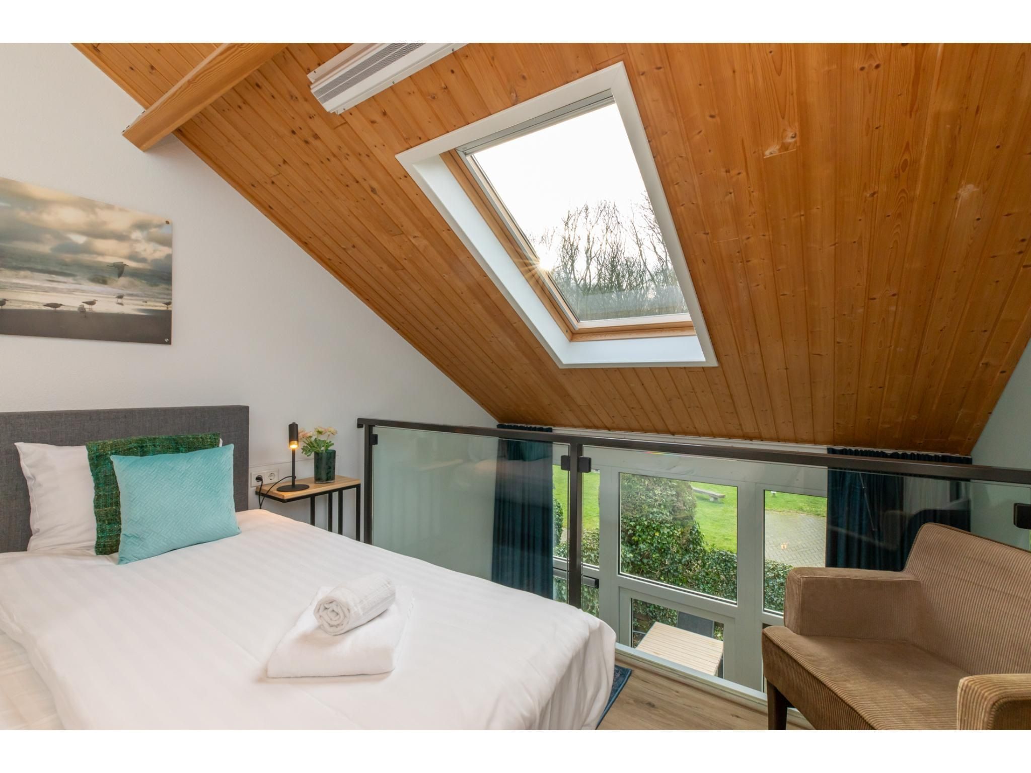 Een slaapkamer van WoesteHoeve in Biggekerke