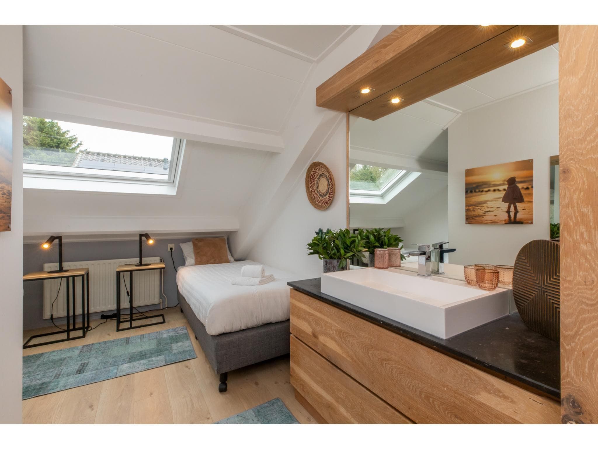 Een slaapkamer van WoesteHoeve in Biggekerke