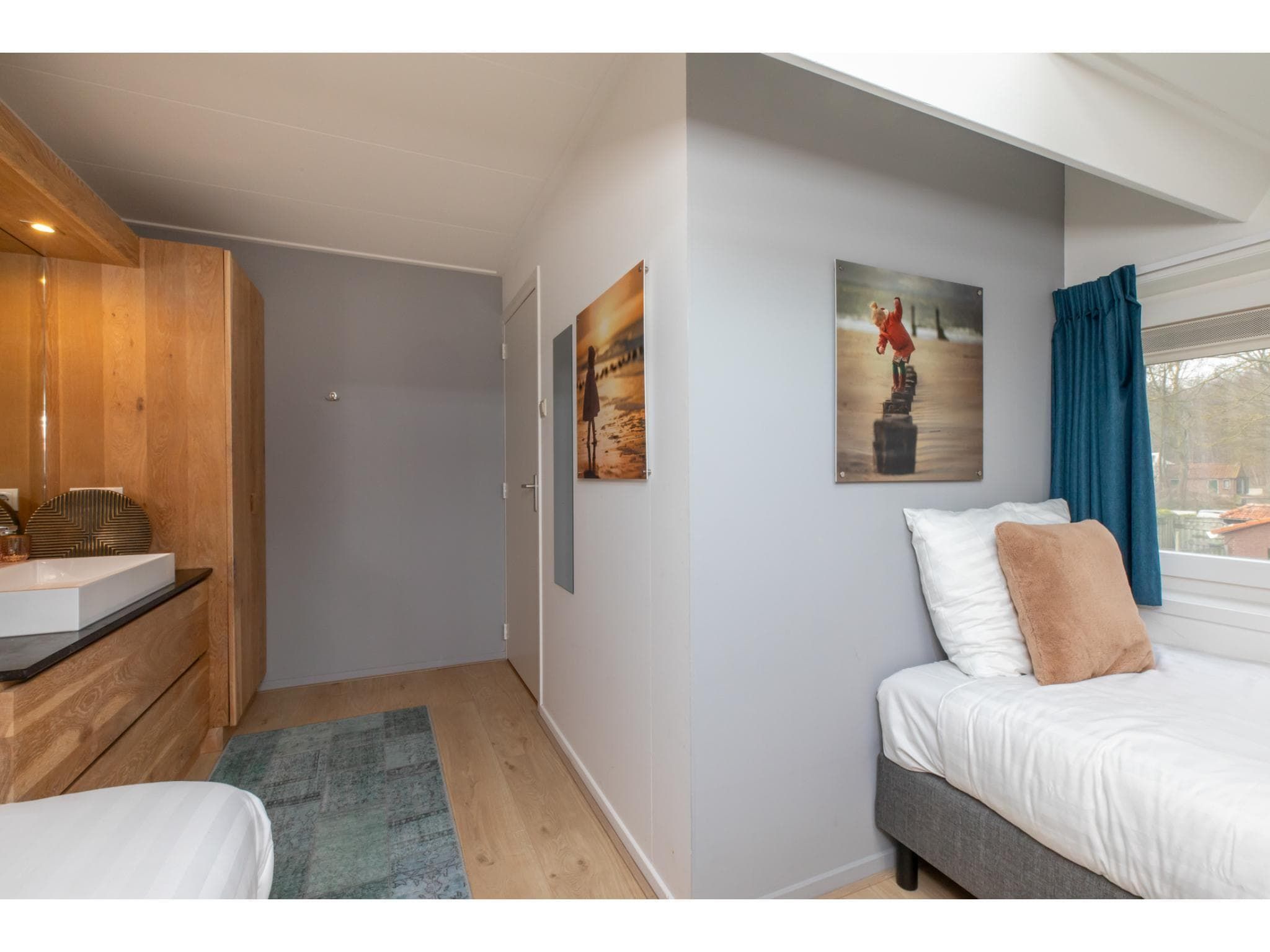 Een slaapkamer van WoesteHoeve in Biggekerke