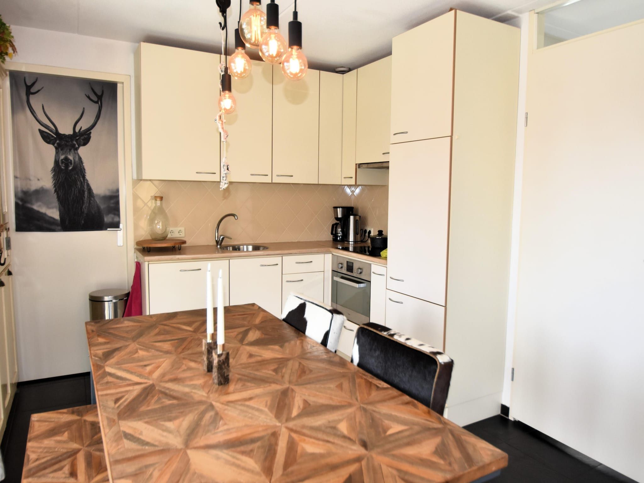 De keuken van Watervilla 51 in Simonshaven