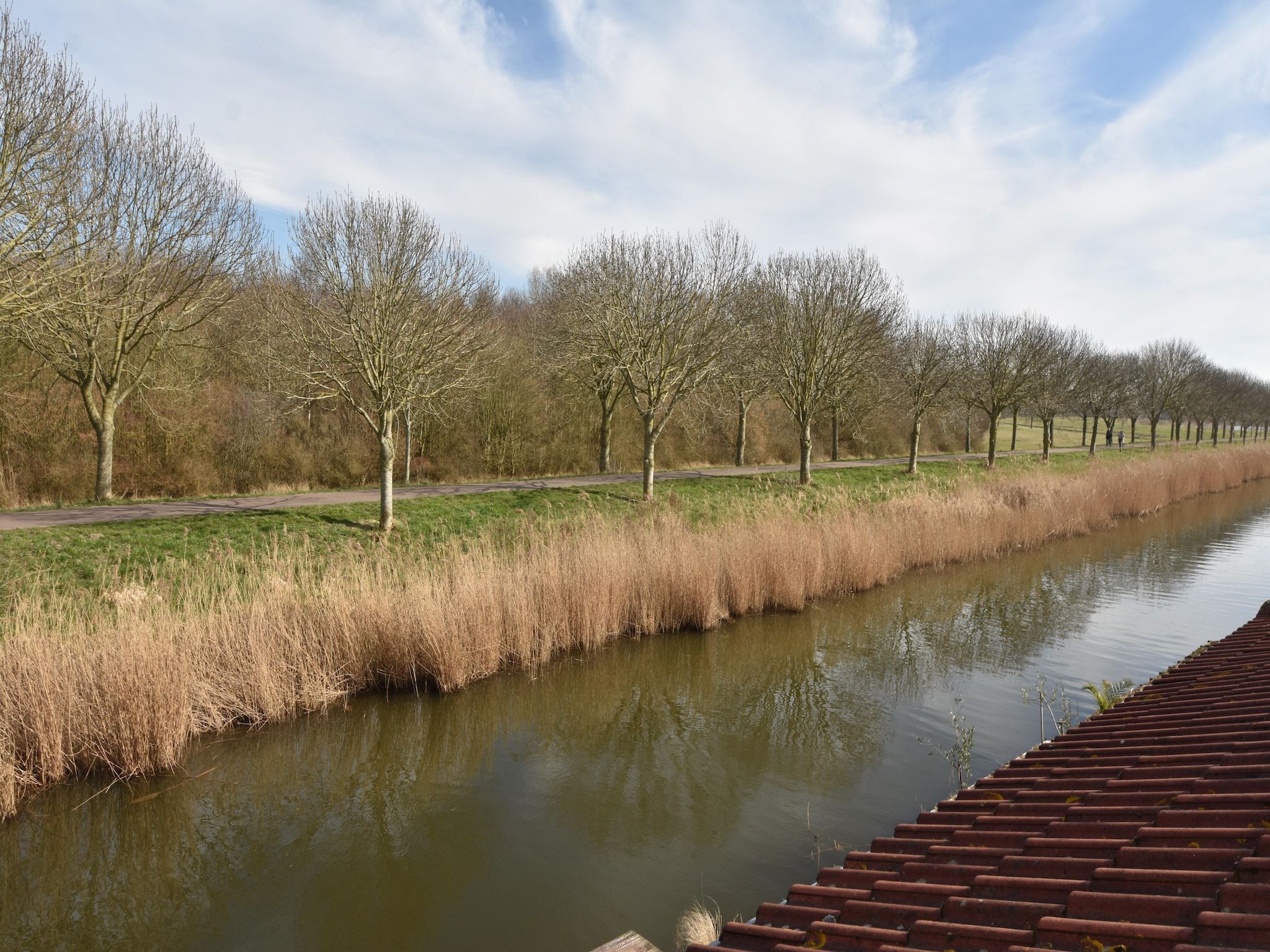 Het uitzicht vanaf Watervilla 51 in Simonshaven
