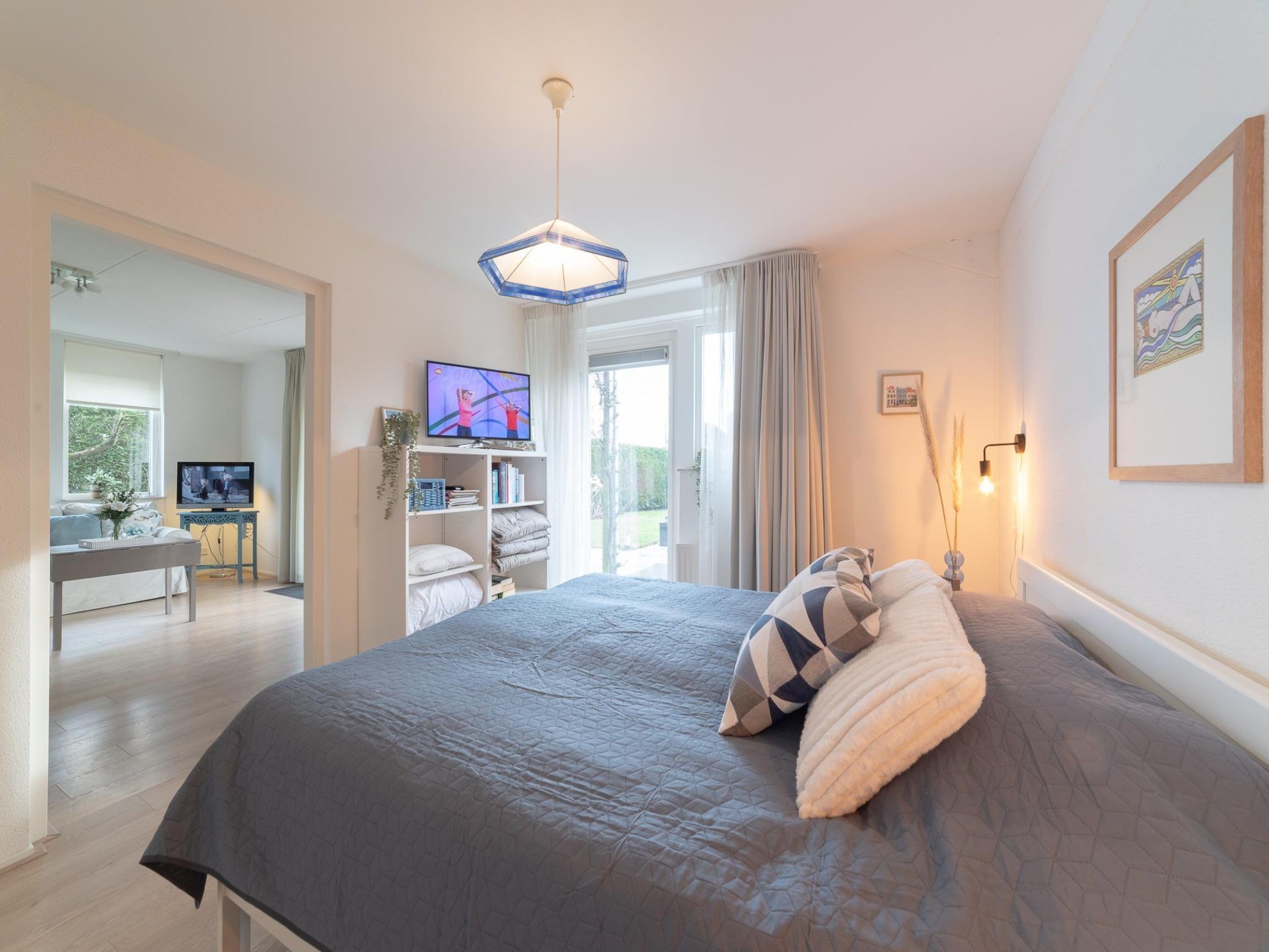 Een slaapkamer van Villapark De Oesterbaai 63 in Wemeldinge