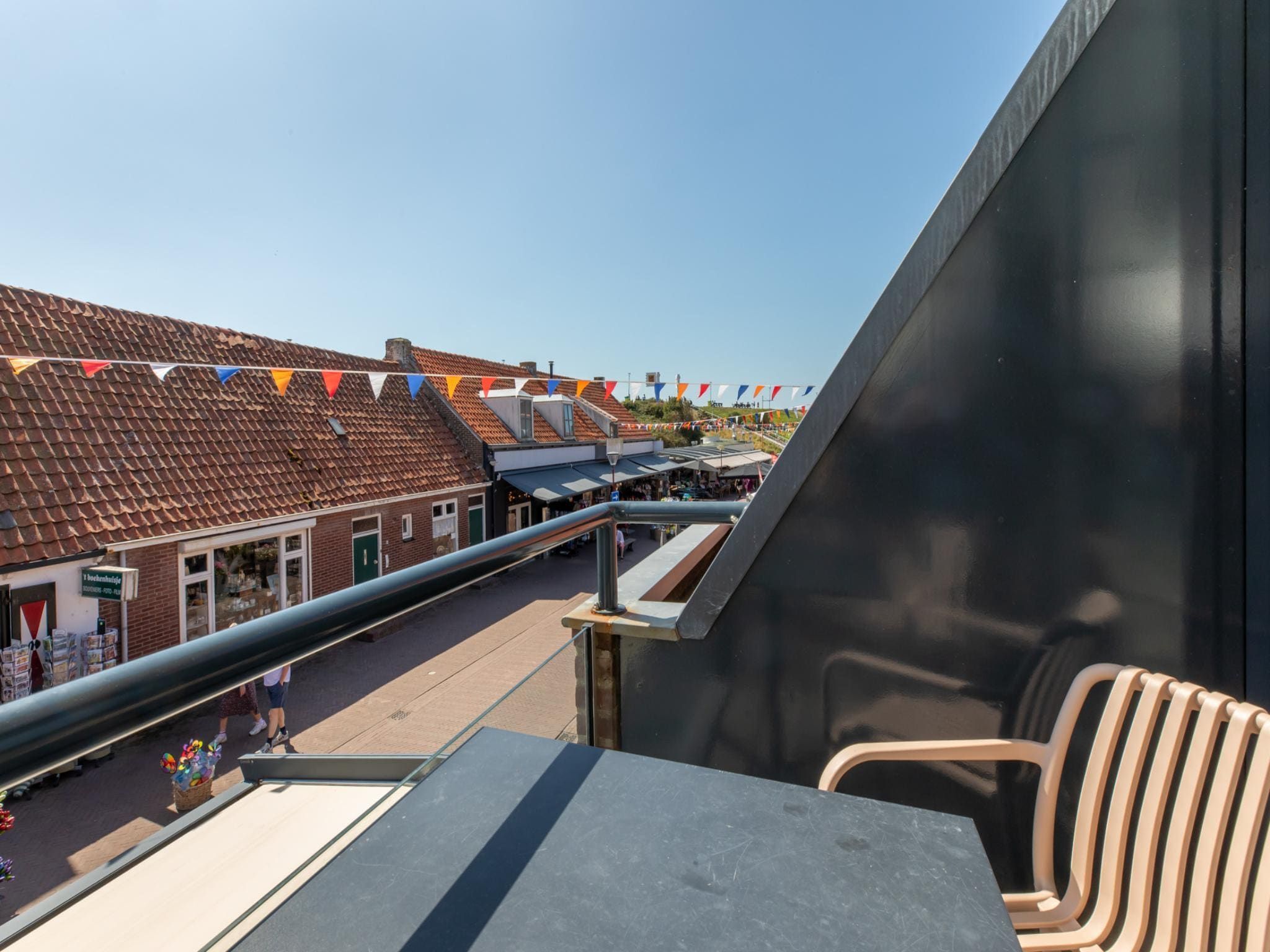 Het uitzicht vanaf Vakantiehuisje Langstraat 29B Zoutelande 4 Personen  Comfortabel Verblijf in Zoutelande