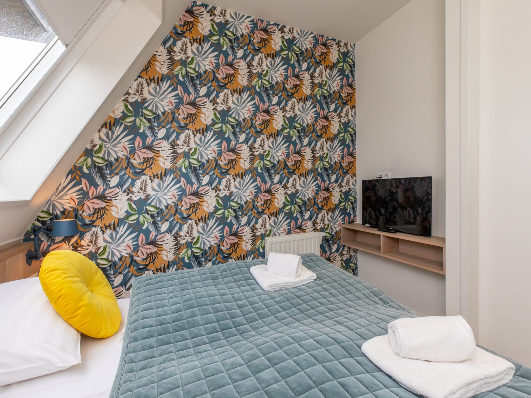 Een slaapkamer van Vakantiehuisje Langstraat 29B Zoutelande 4 Personen  Comfortabel Verblijf in Zoutelande