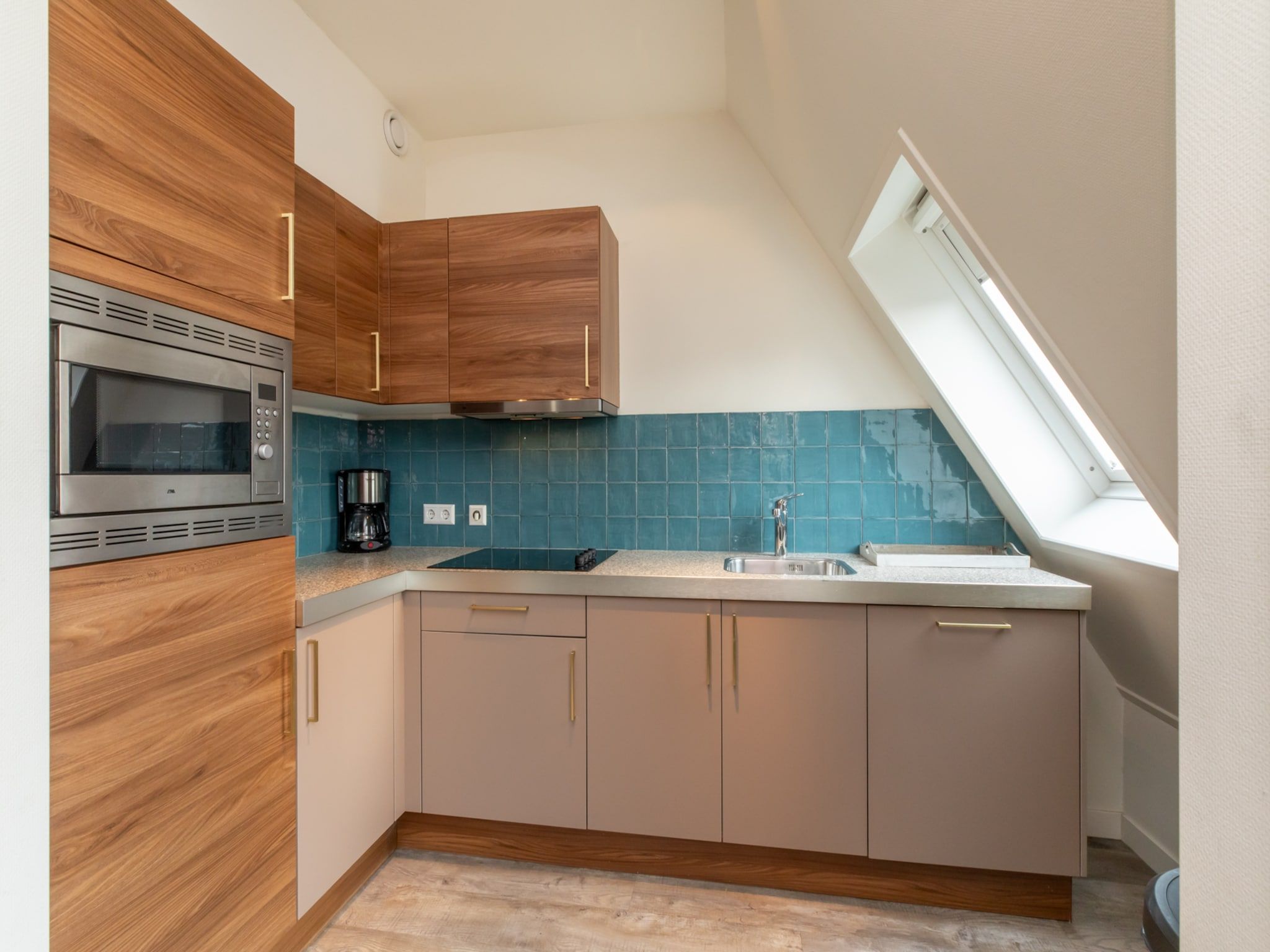 De keuken van Vakantiehuisje Langstraat 29B Zoutelande 4 Personen  Comfortabel Verblijf in Zoutelande