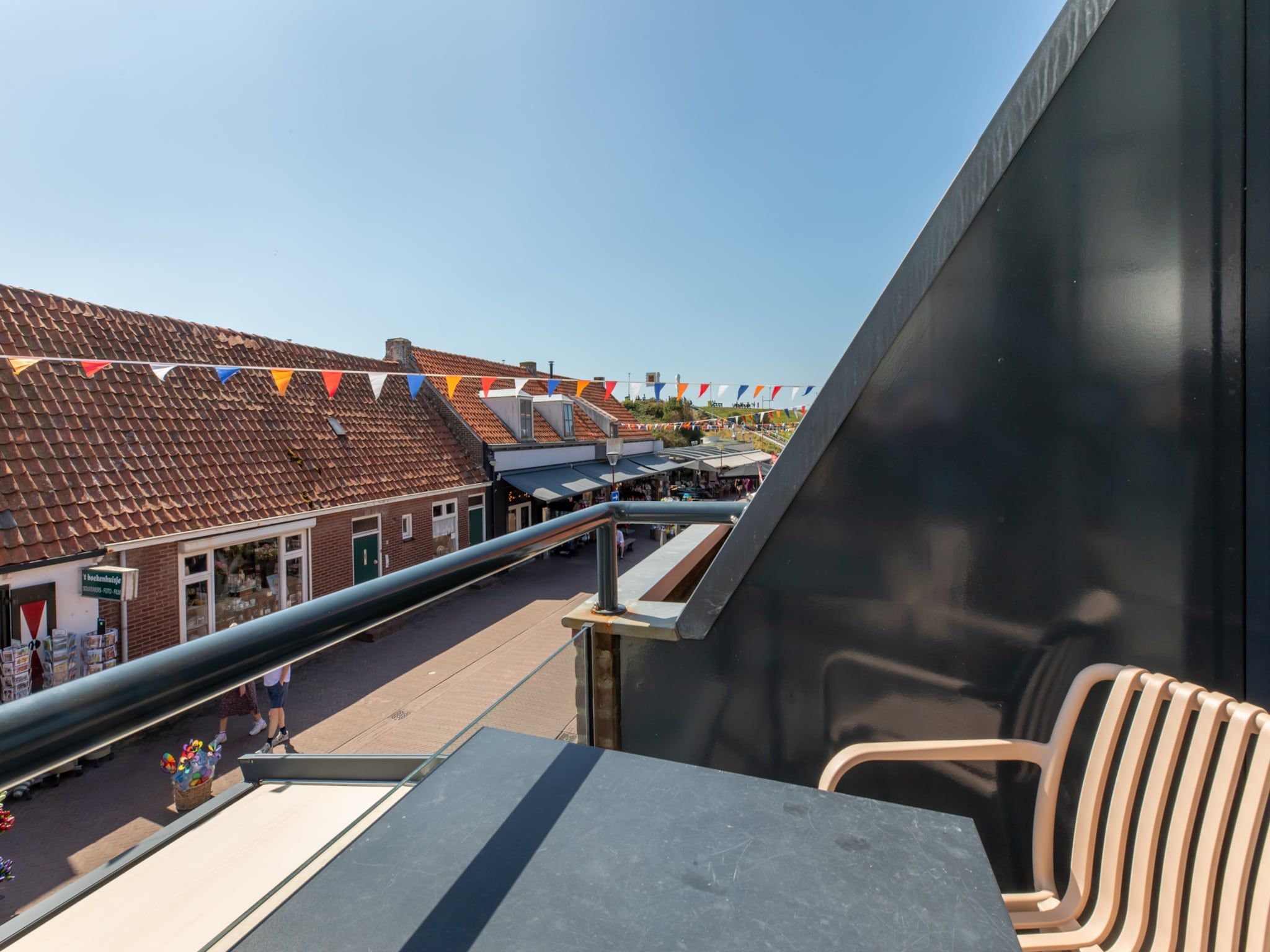 Het uitzicht vanaf Vakantiehuisje Langstraat 29B Zoutelande 4 Personen  Comfortabel Verblijf in Zoutelande