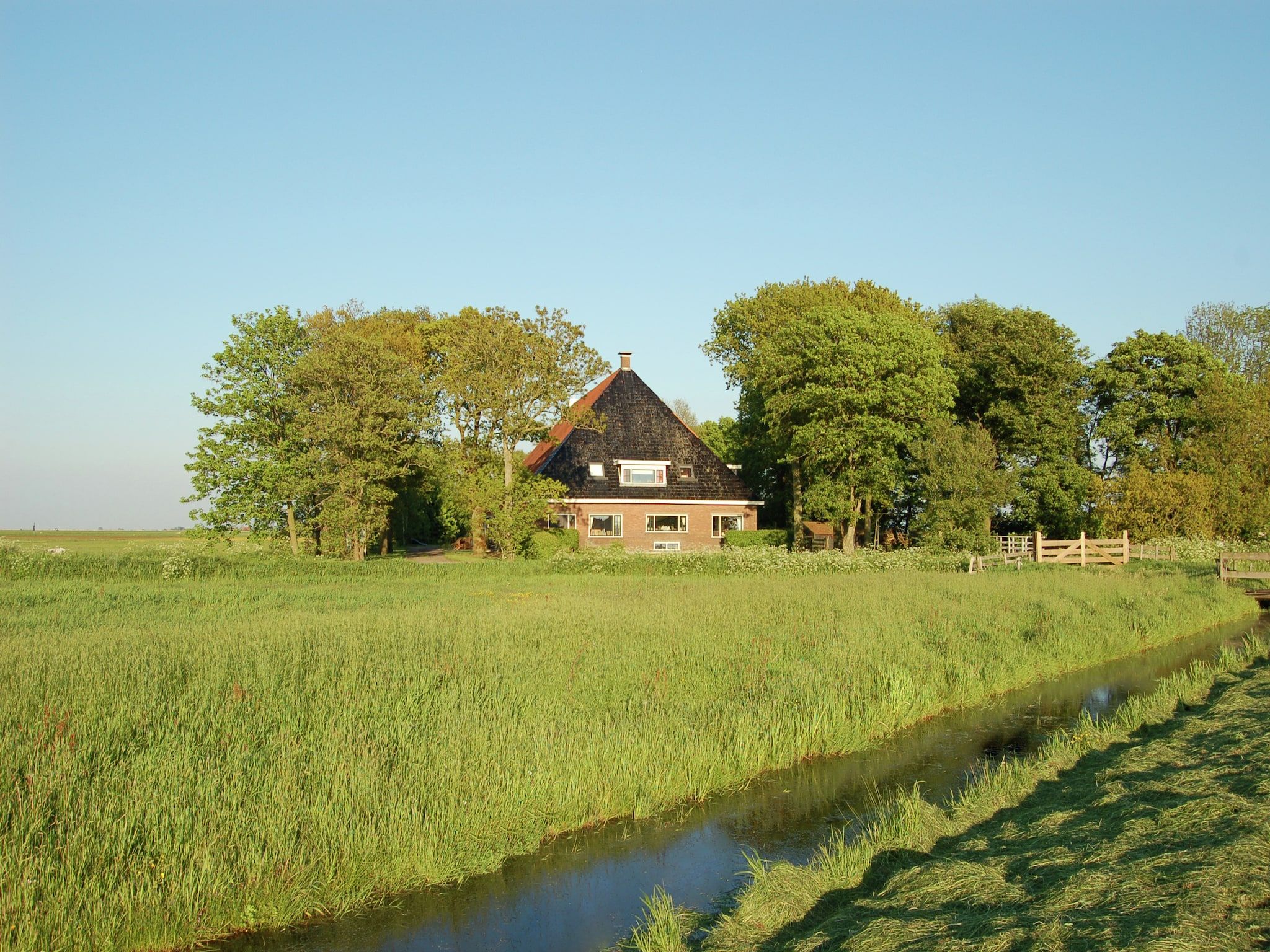 De buitenkant van Berkenhof appartment in Workum