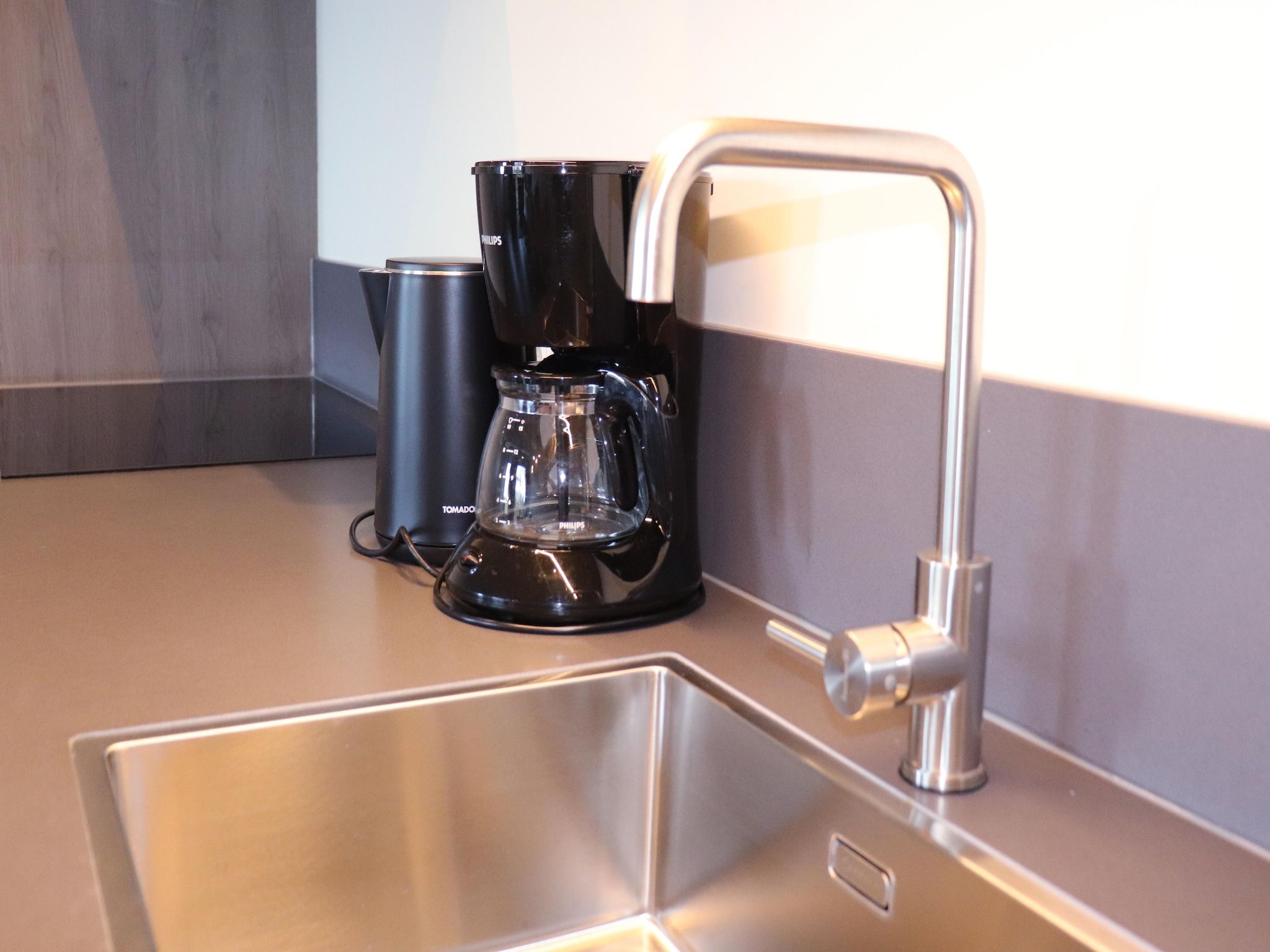 De keuken van Berkenhof appartment in Workum