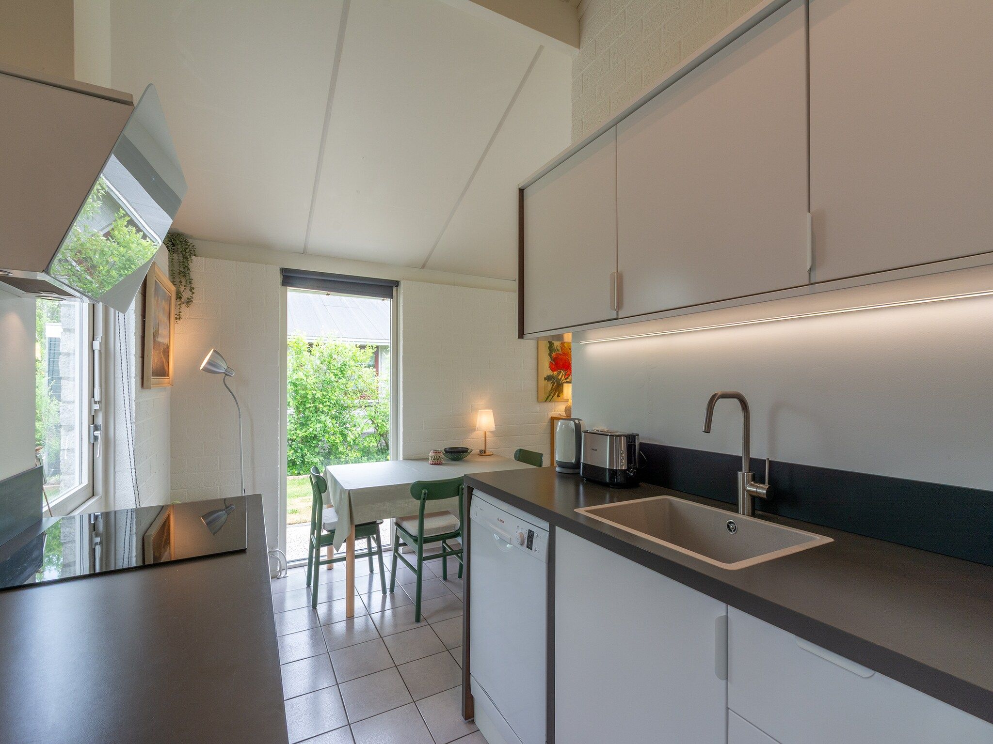 De keuken van Watersnip 9 in Petten