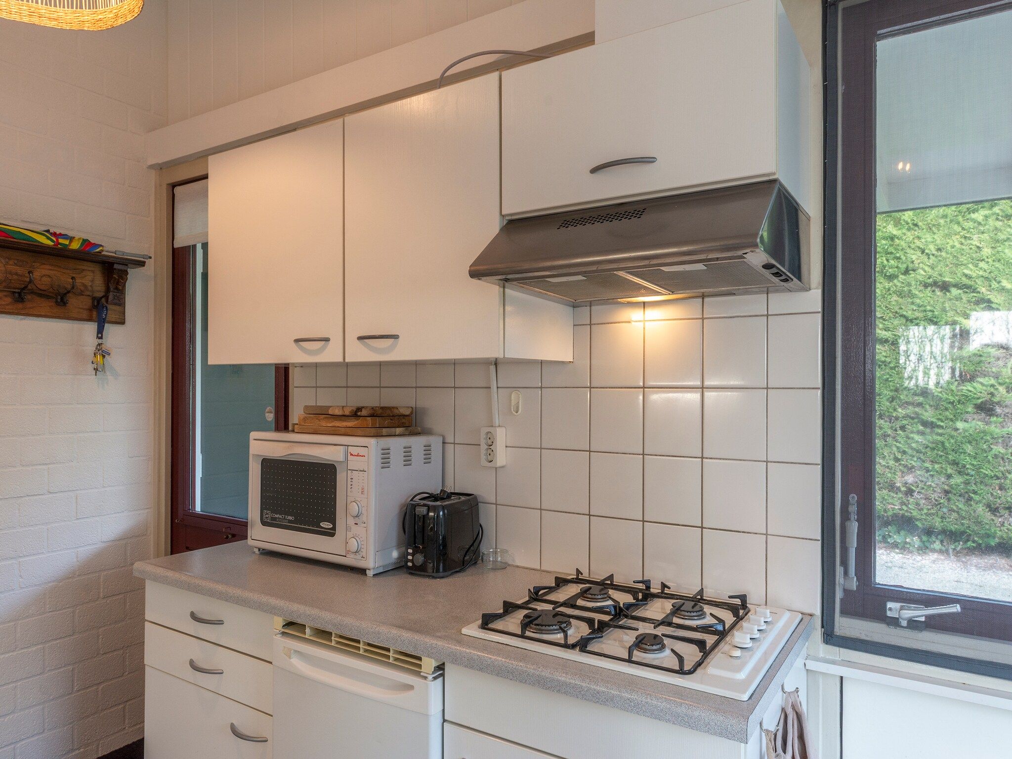 De keuken van Watersnip 57 "Huis Skuumkoppe" in Petten