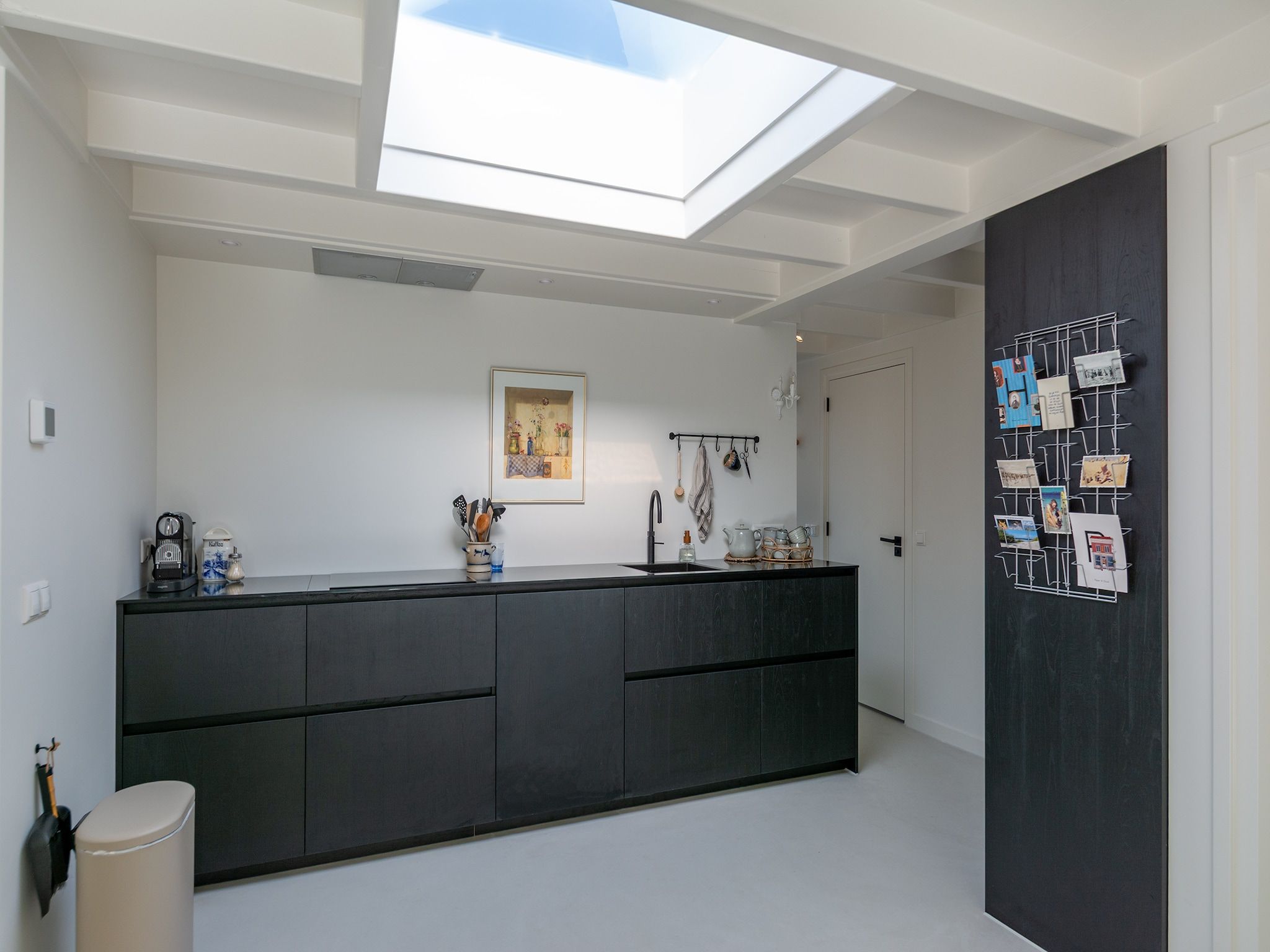 De keuken van Beach Bungalow Sint aan Zee in Sint Maartenszee