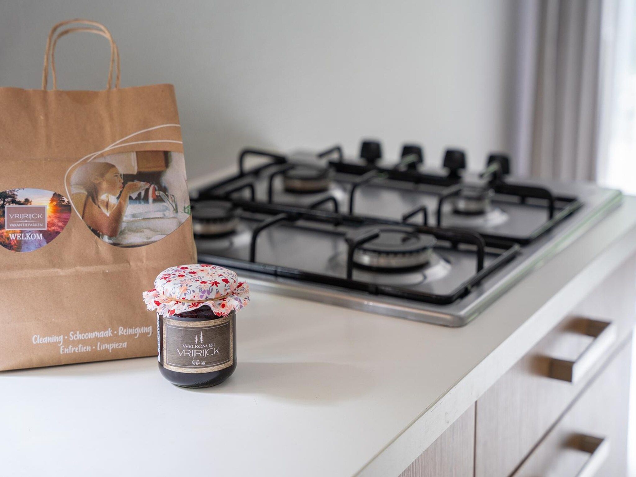 De keuken van Heivlinder Comfort 4+2p in Ermelo