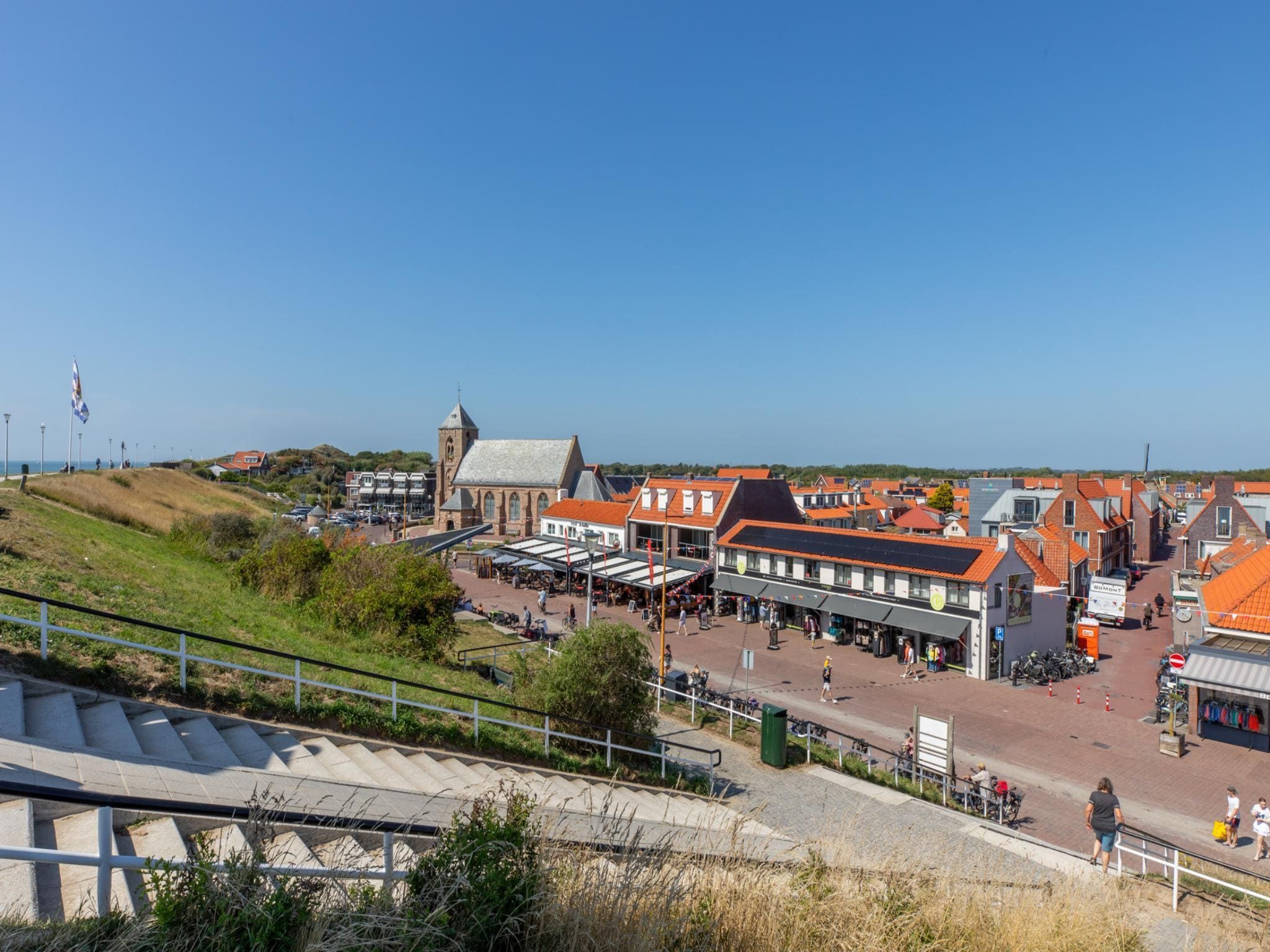 De buitenkant van Overnachten in Zoutelande  Comfortabel Appartement Langstraat 5A in Zoutelande
