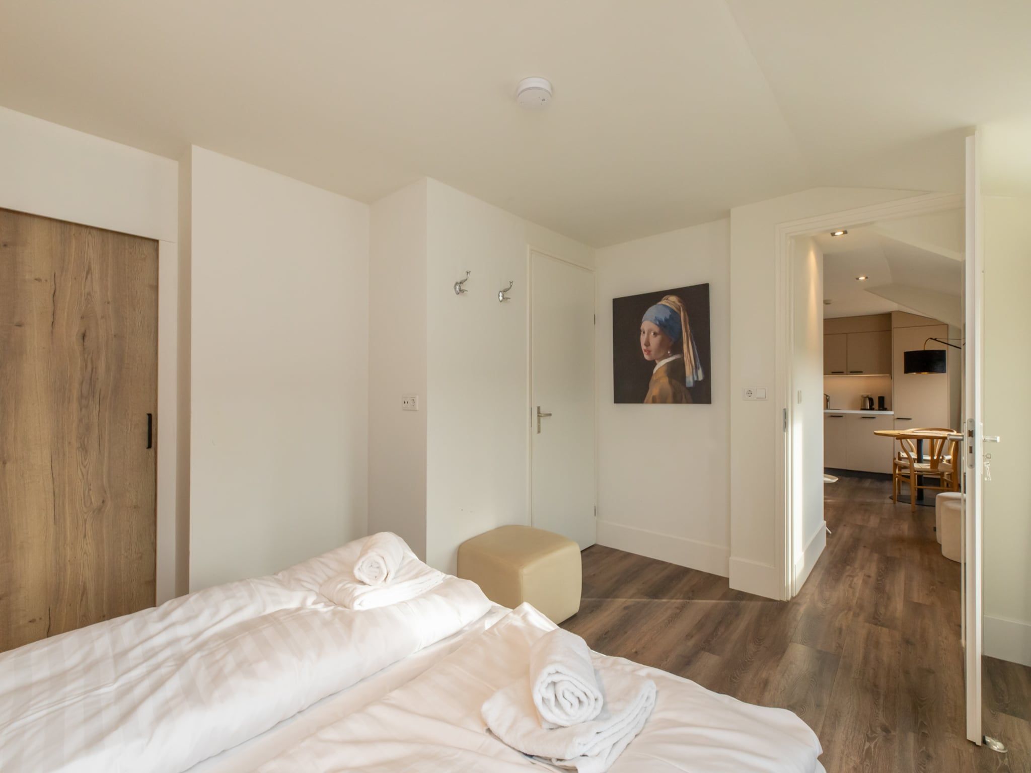 Een slaapkamer van Overnachten in Zoutelande  Comfortabel Appartement Langstraat 5A in Zoutelande