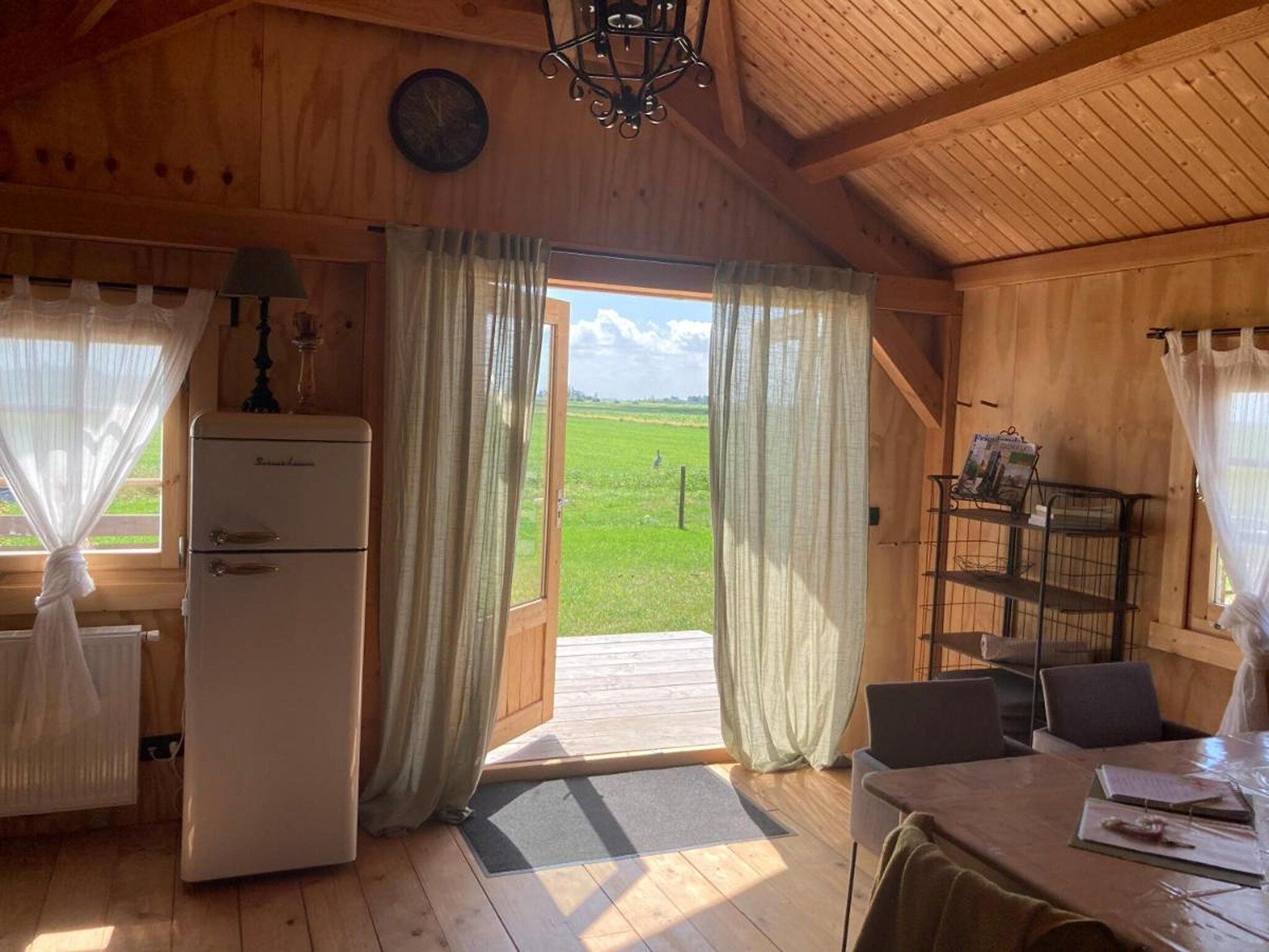 De woonkamer van Grutto in Tjerkgaast