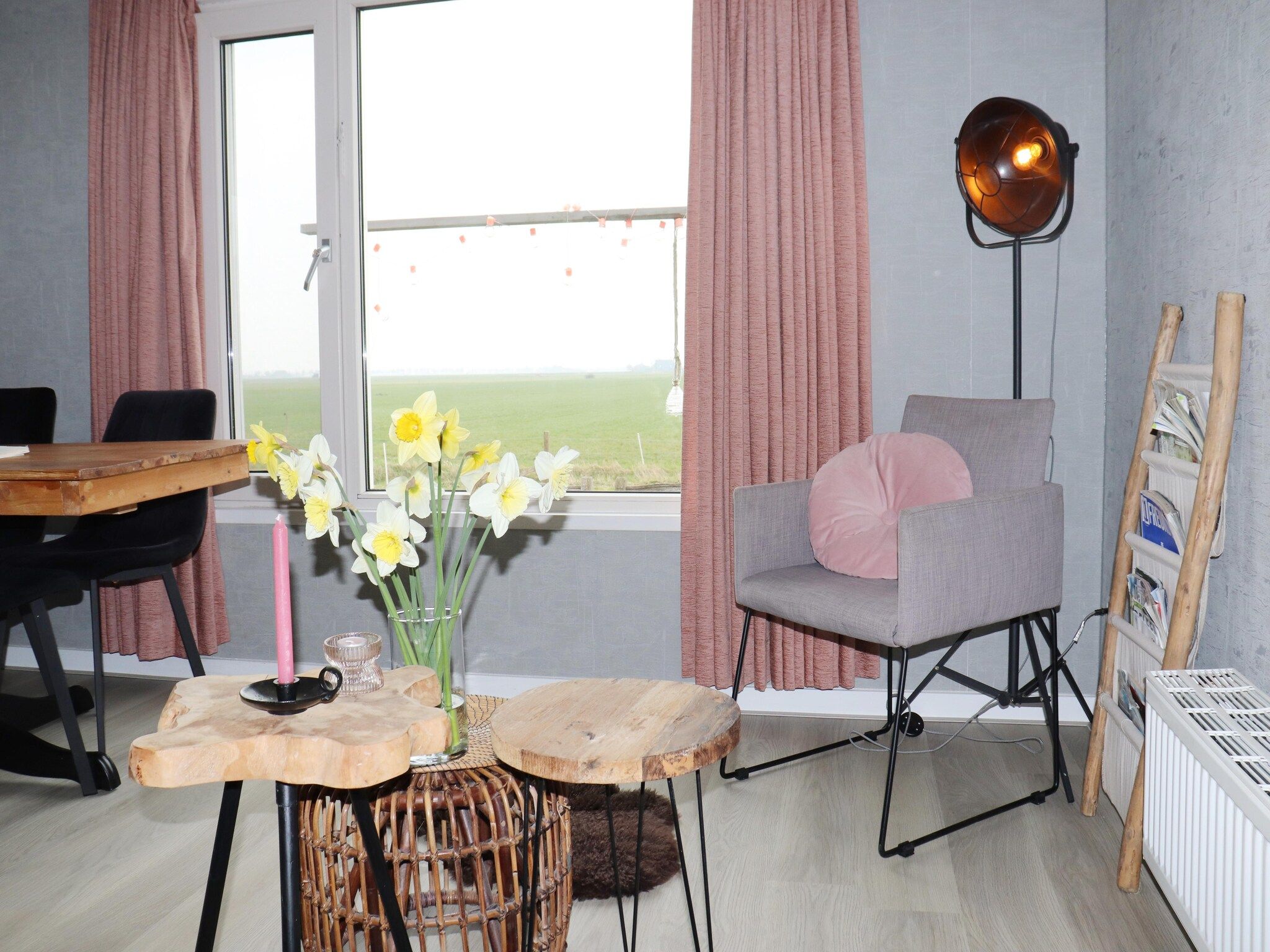 De woonkamer van Tureluur in Tjerkgaast